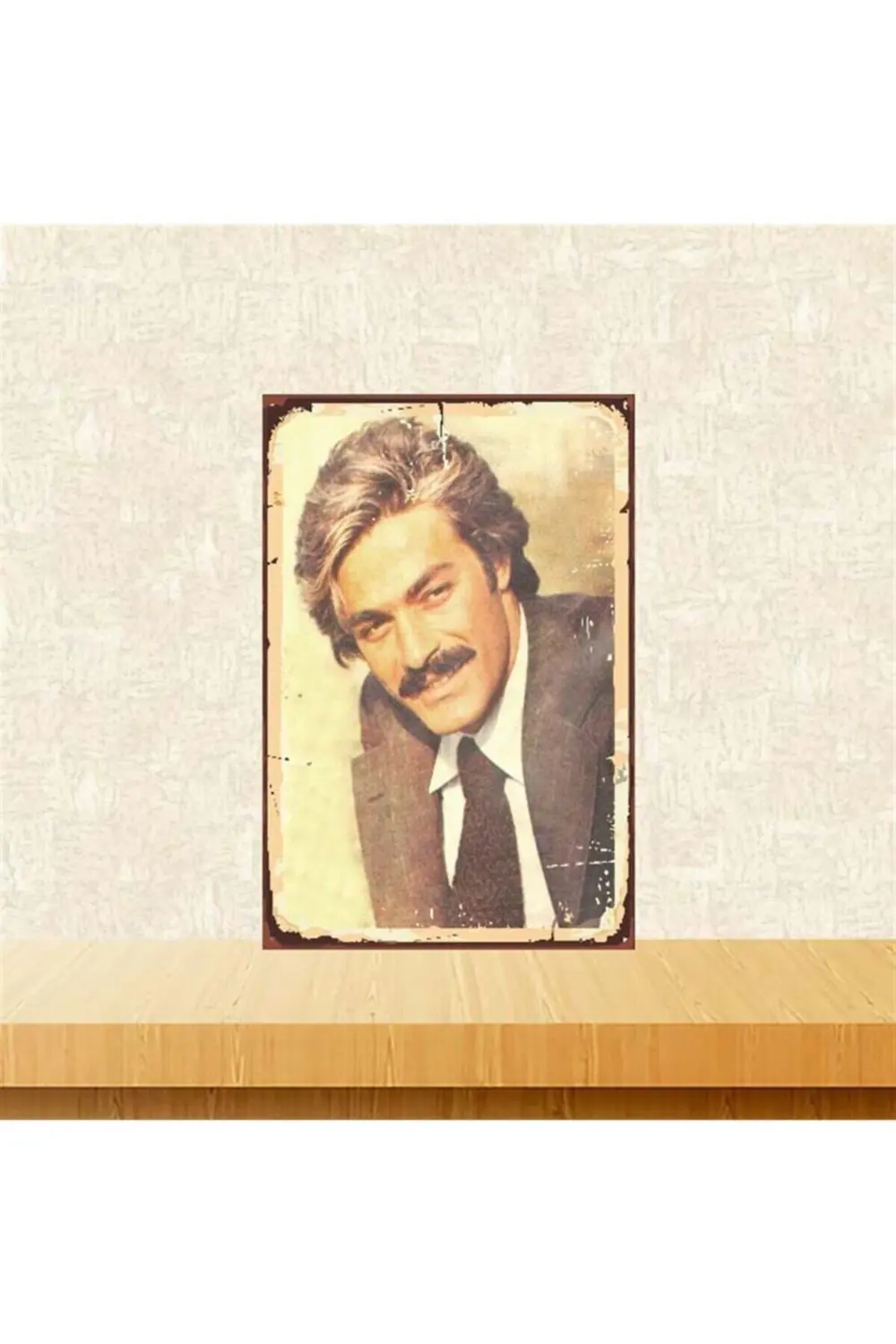 Kadir Inanır Retro Ahşap Poster 20x30cm