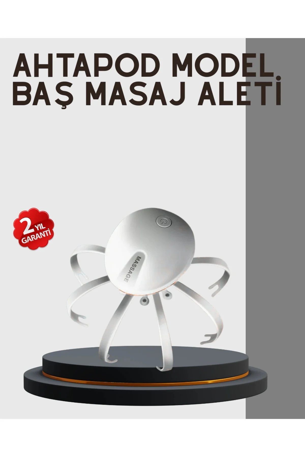 Kafa Derisi Masaj Aleti USB-C Şarjlı Rahatlatıcı ve Canlandırıcı 