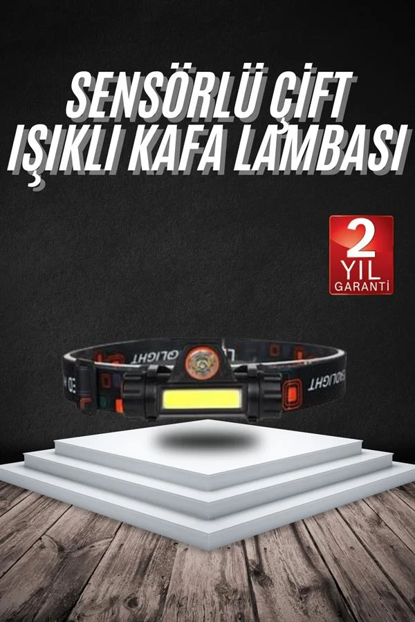 Kafa Lambası Çalışma Işığı Süper Parlak Mıknatıslı Lityum Lion Pilli Kafa Lambası Çalışma Işığı Süper Parlak Mıknatıslı Lityum Lion Pilli