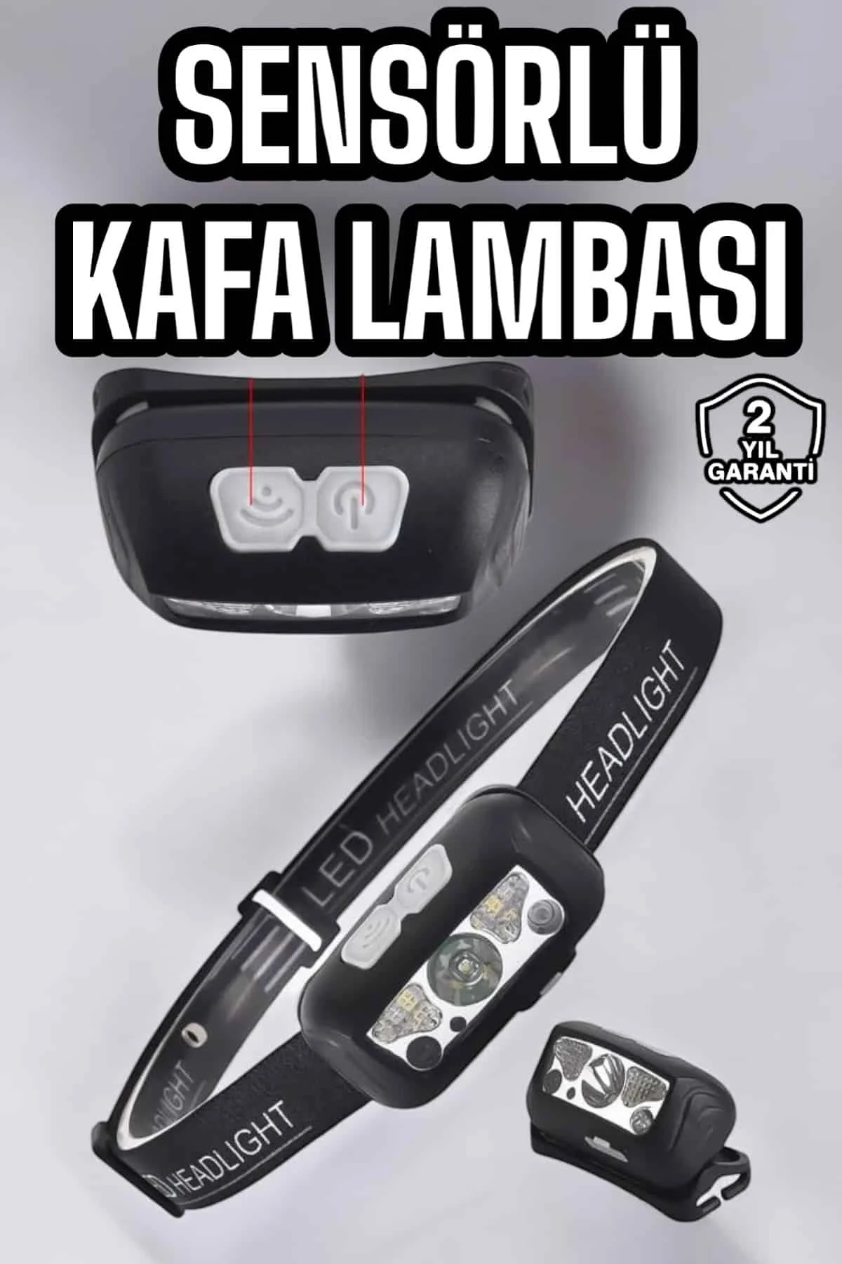 Kafa Lambası Kamp Lambası Sensörlü Şarjlı Ayarlanabilir Fiyatı, Yorumları ve Özellikleri