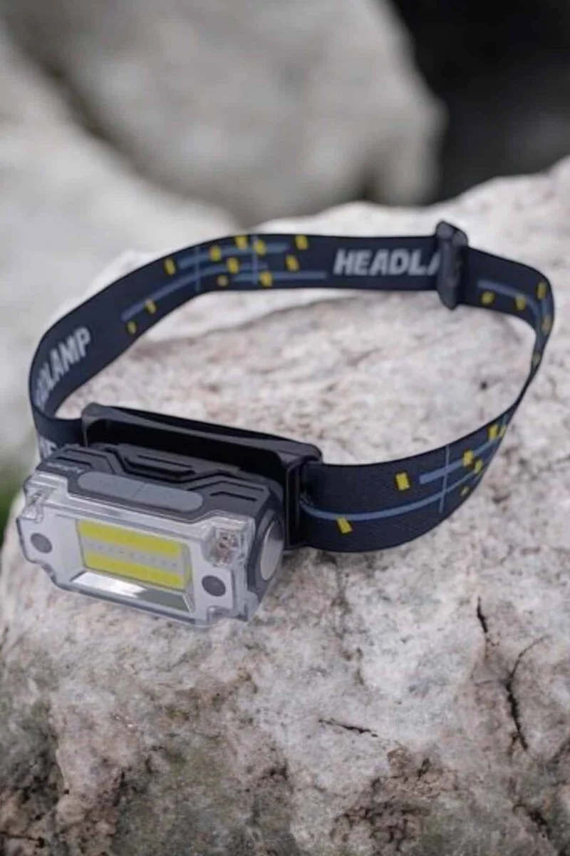 Kafa Lambası Led Fener - Pratik Taşınabilir USB Şarjlı 215 Lumen