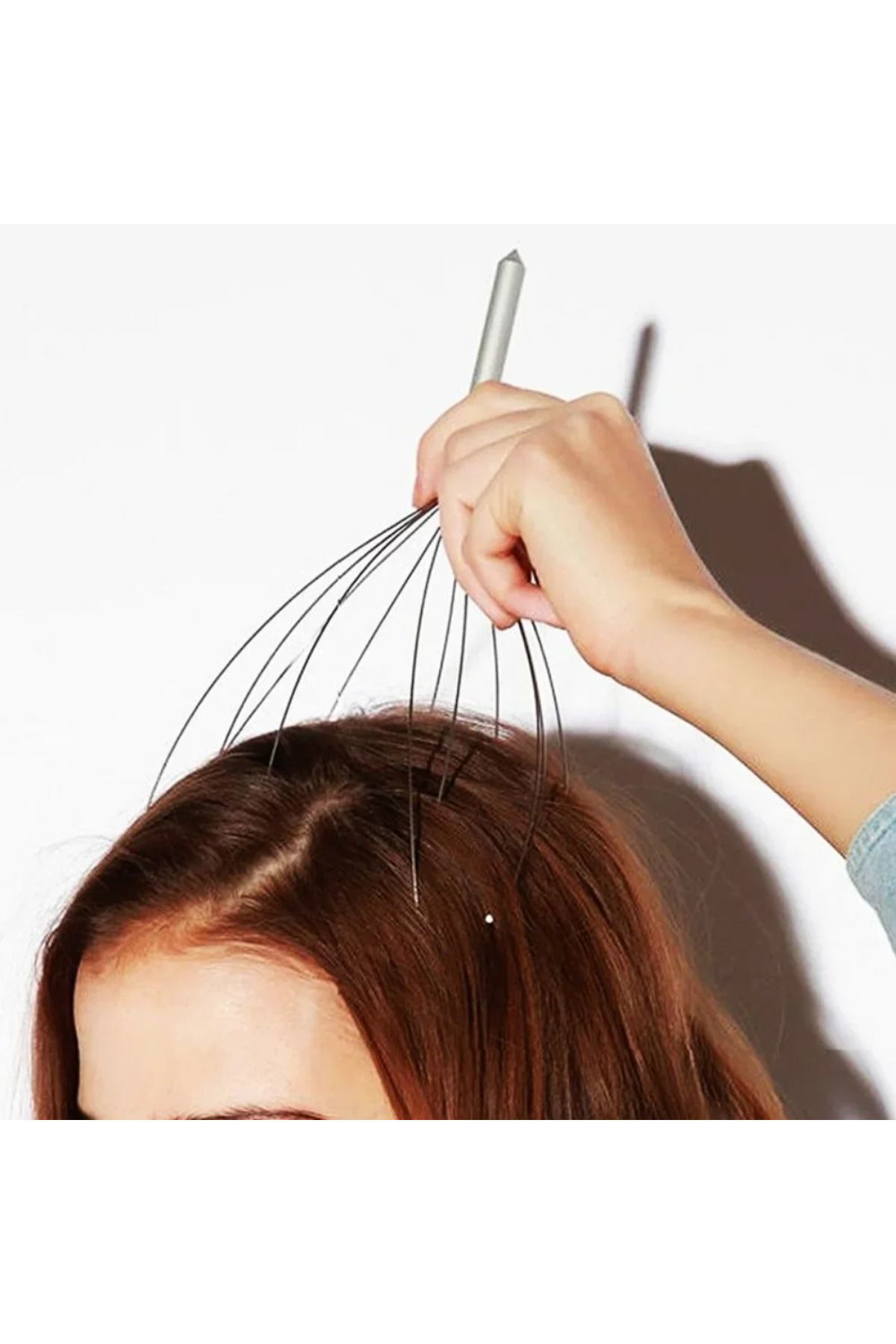 Kafa Masaj Aleti Baş Boyun Kafa Masaj Saç Kaşıma Teli Karışık Ren