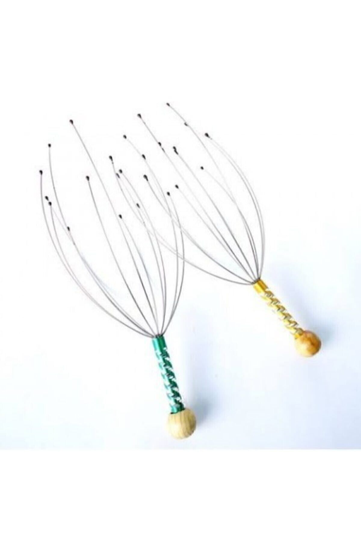 Kafa Masaj Aleti Baş Boyun Kafa Masaj Saç Kaşıma Teli Karışık Ren