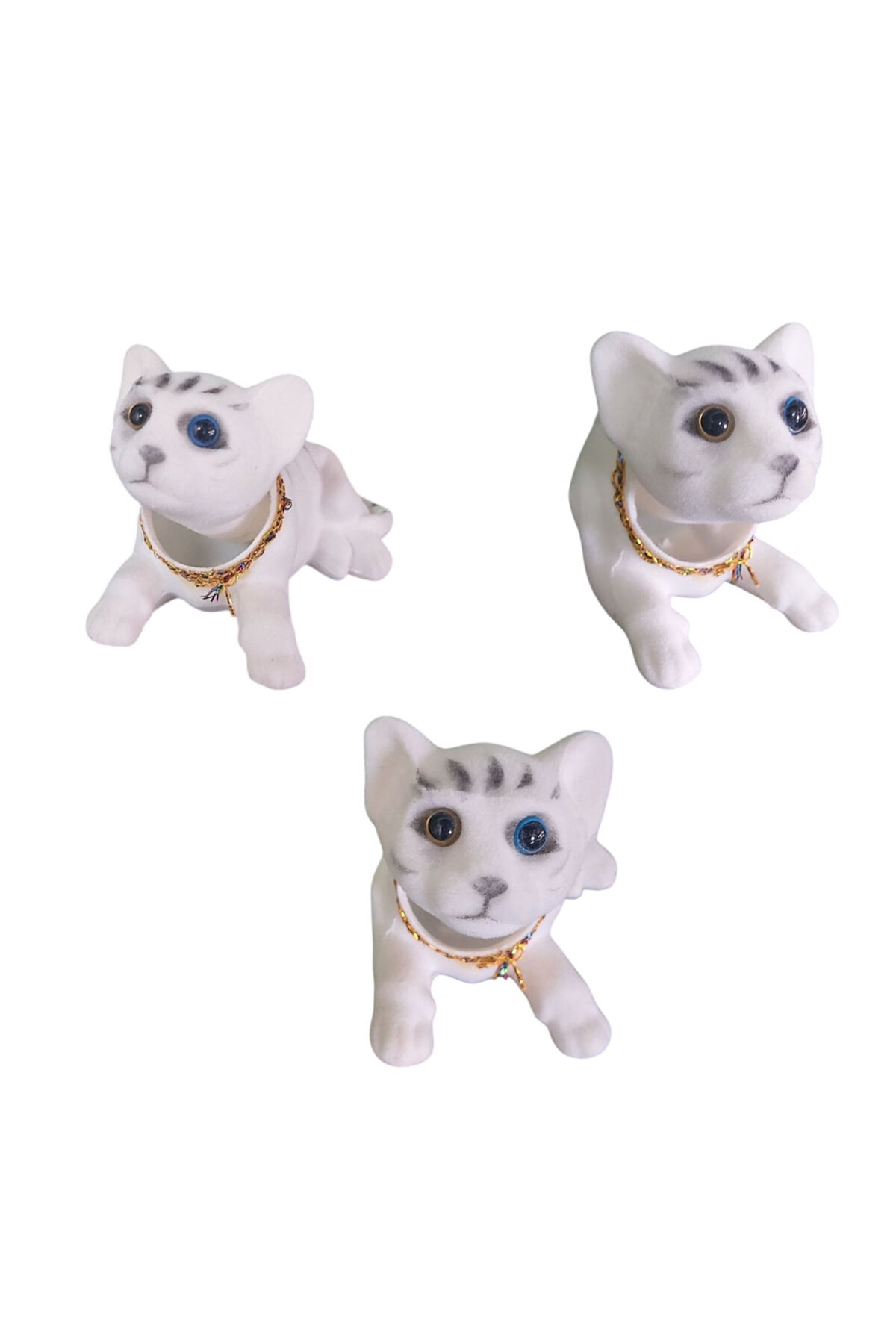 Oyuncak Store Kafa Sallayan Kedi - Araç İçi Aksesuar Beyaz Renk