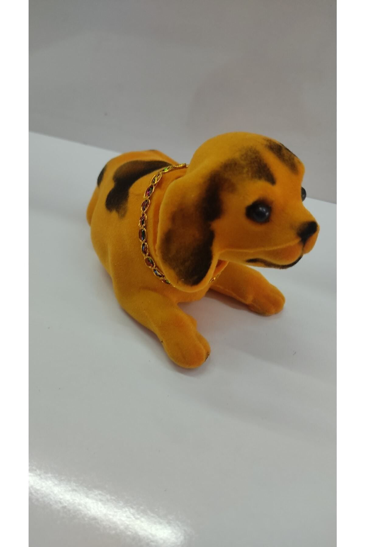 Gönül Kafa Sallayan Köpek Araba Süsü Turuncu - 001236 Nanopro