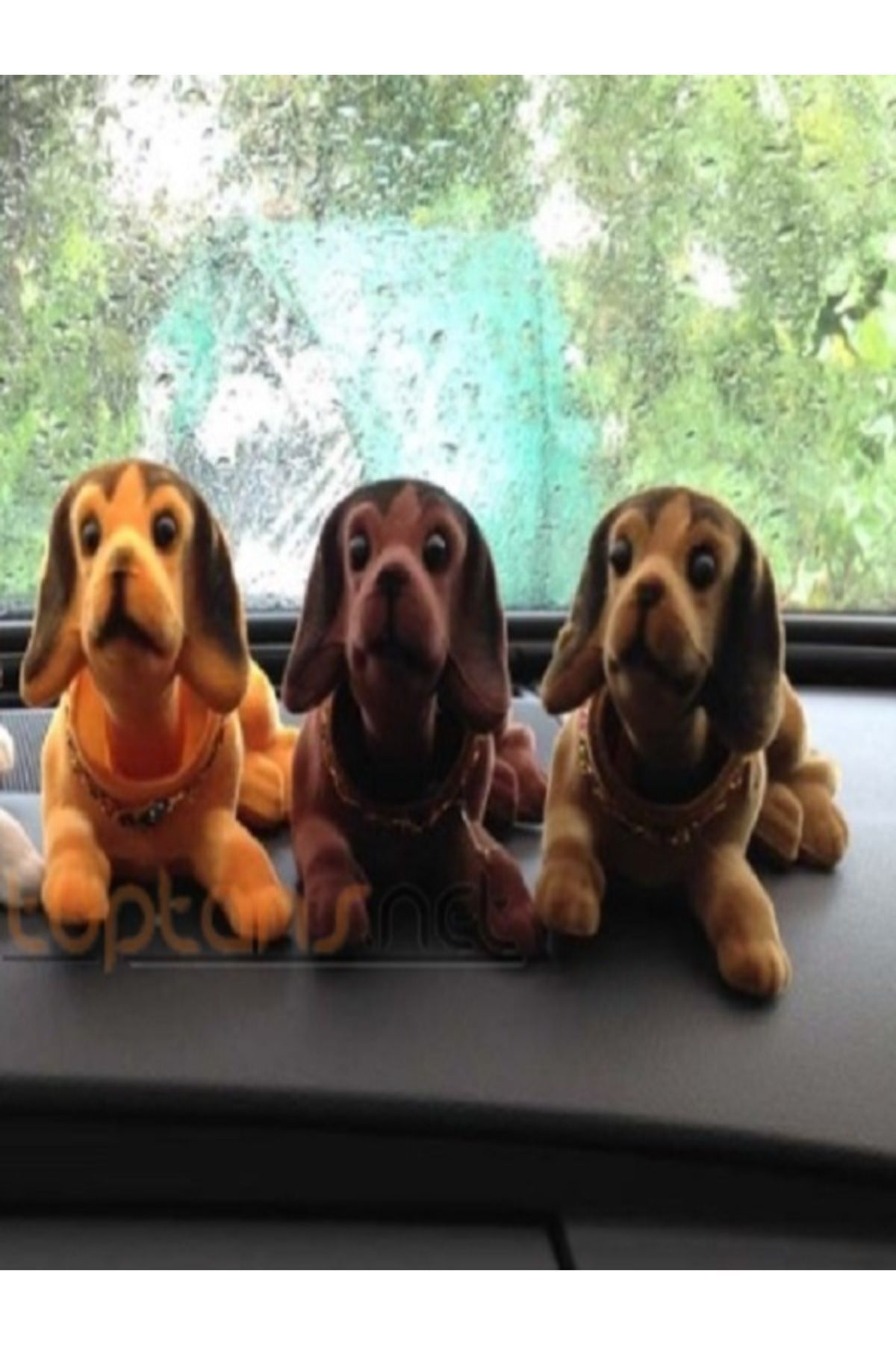 Dede Kafa Sallayan Köpek Araç İçi Aksesuar 17X9x7 Cm Oynar Başlı Köpek