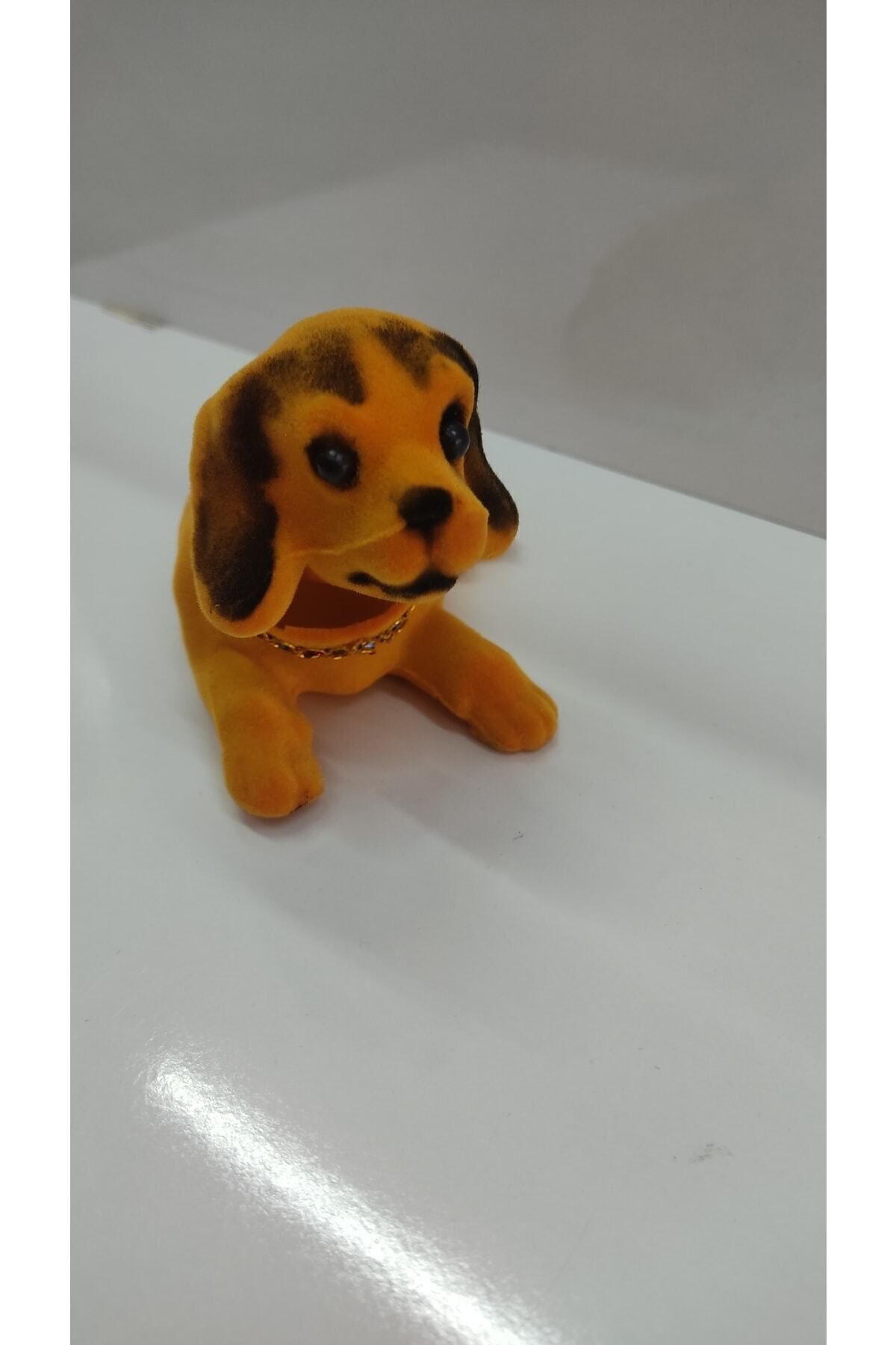 Gönül Kafa Sallayan Köpek Araba Süsü Turuncu - 001236 Nanopro