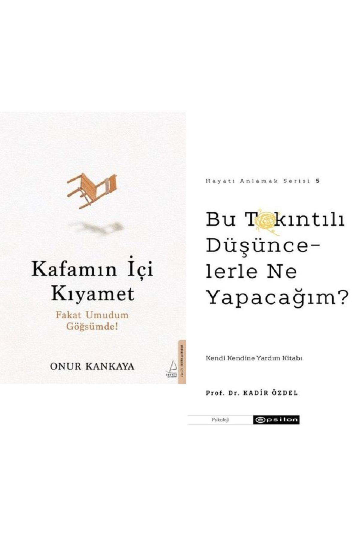 Kafamın İçi Kıyamet + Bu Takıntılı Düşücelerler Ne Yapacağım / 2 Kitap Set