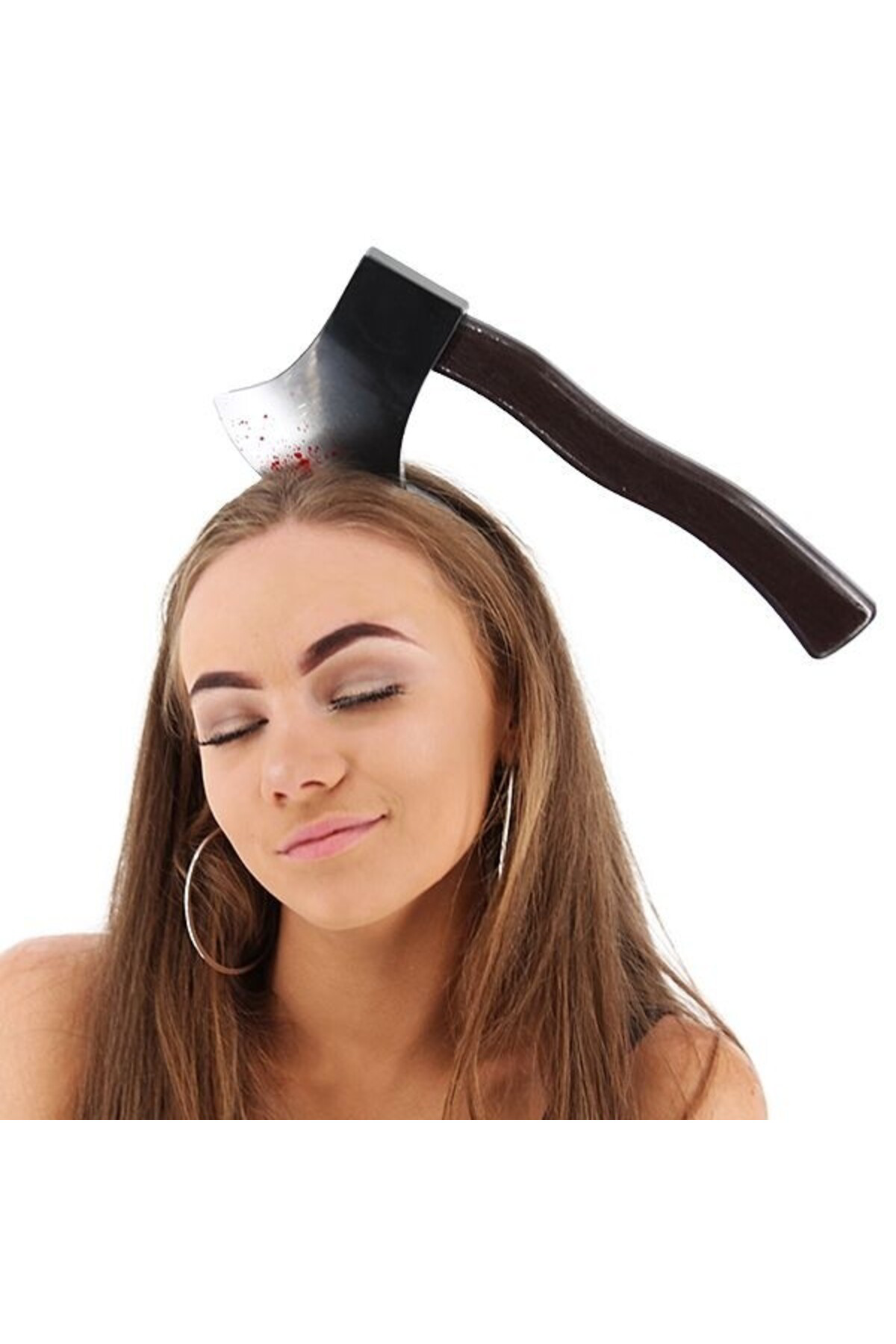 Ok Aksesuar Kafaya Saplanmış Halloween Kanlı Balta Şaka Tacı Go50604826520 Ok Aksesuar Kafaya Saplanmış Halloween Kanlı Balta Şaka Tacı Go50604826520