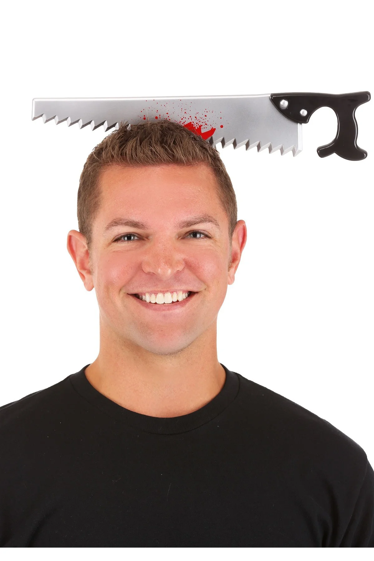 Kafaya Saplanmış Halloween Kanlı Testere Şaka Tacı GO50607478320