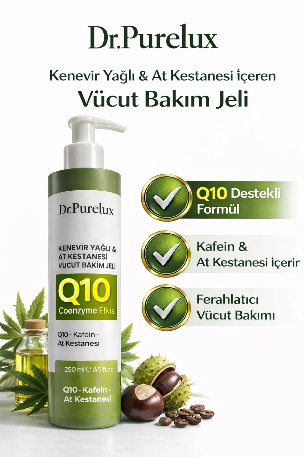 Kafein & At Kestanesi İçeren - Sıkılaştırıcı Selülit Jeli – Rahat