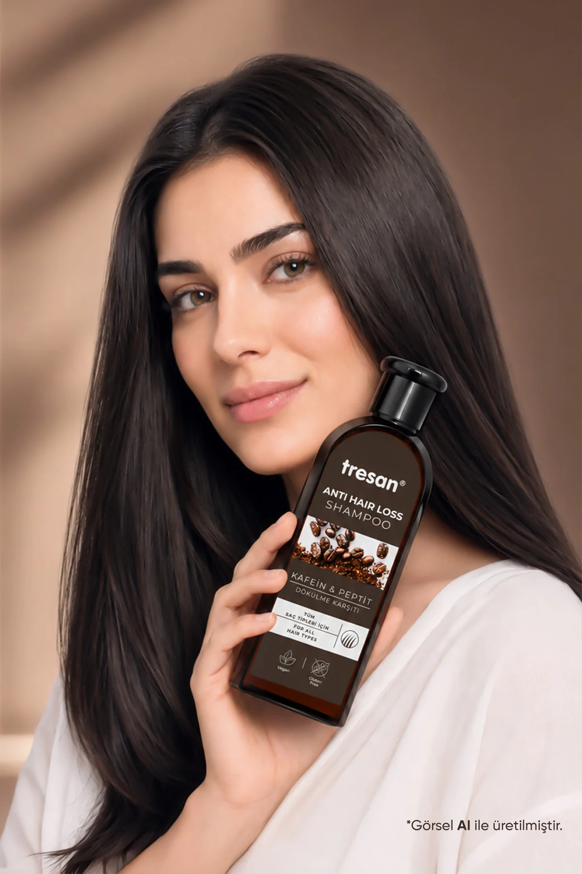 Kafein & Peptit Dökülme Karşıtı Bakım Şampuanı – Enerji & Dolgunluk, Tüm Saç Tipleri (300 ml) - Görsel 3