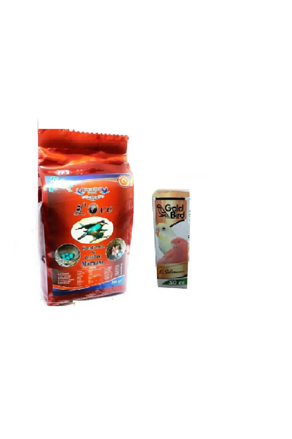 Kafes Kuşları İçin Kızıştırma Maması 250 gr Ve Vitamini 50 cc