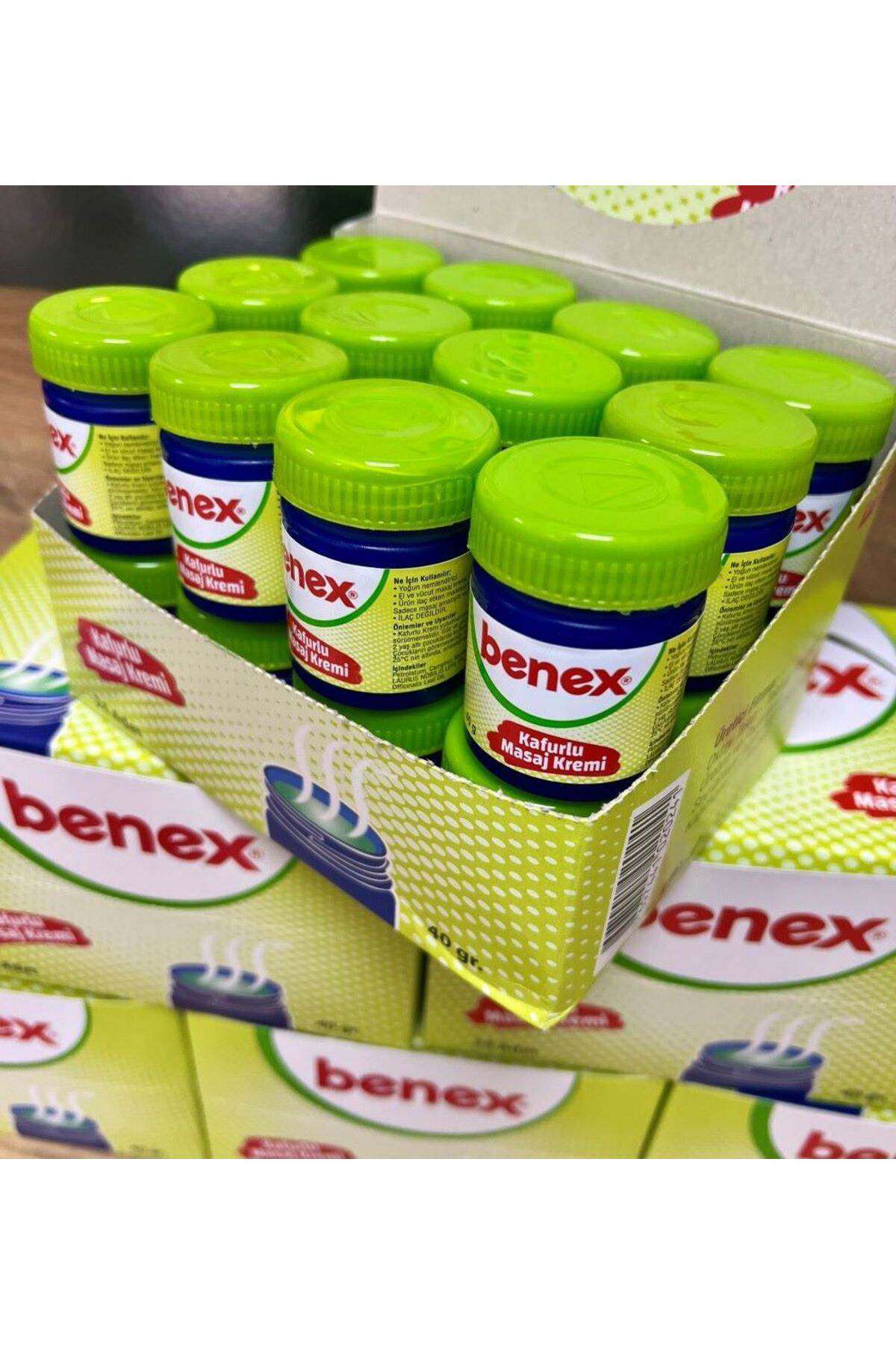 Benex Kafurlu Masaj Kremi 40 Gr 2 Ad. S.K.T 2029