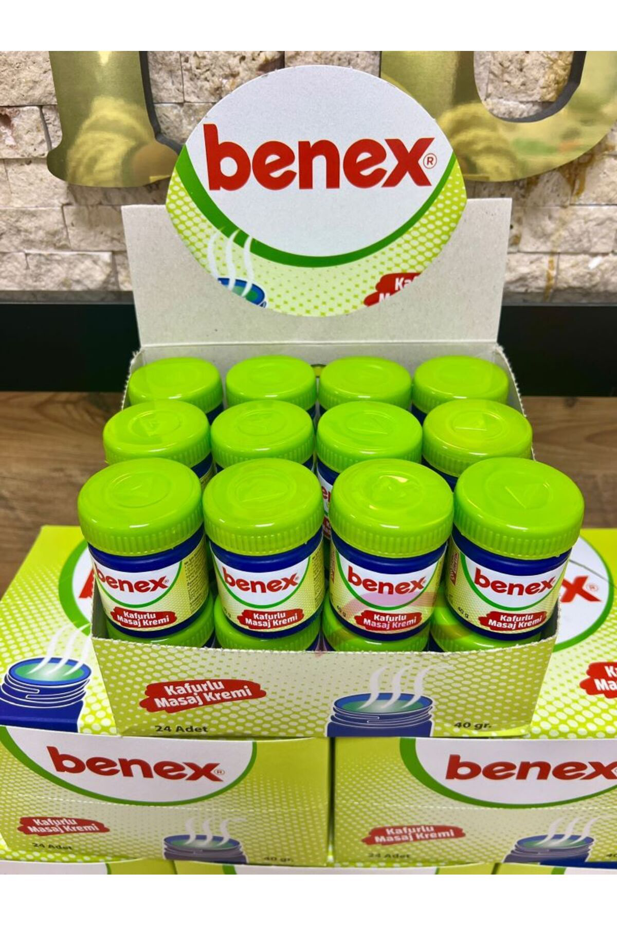 Benex Kafurlu Masaj Kremi 40 Gr 2 Ad. S.K.T 2029