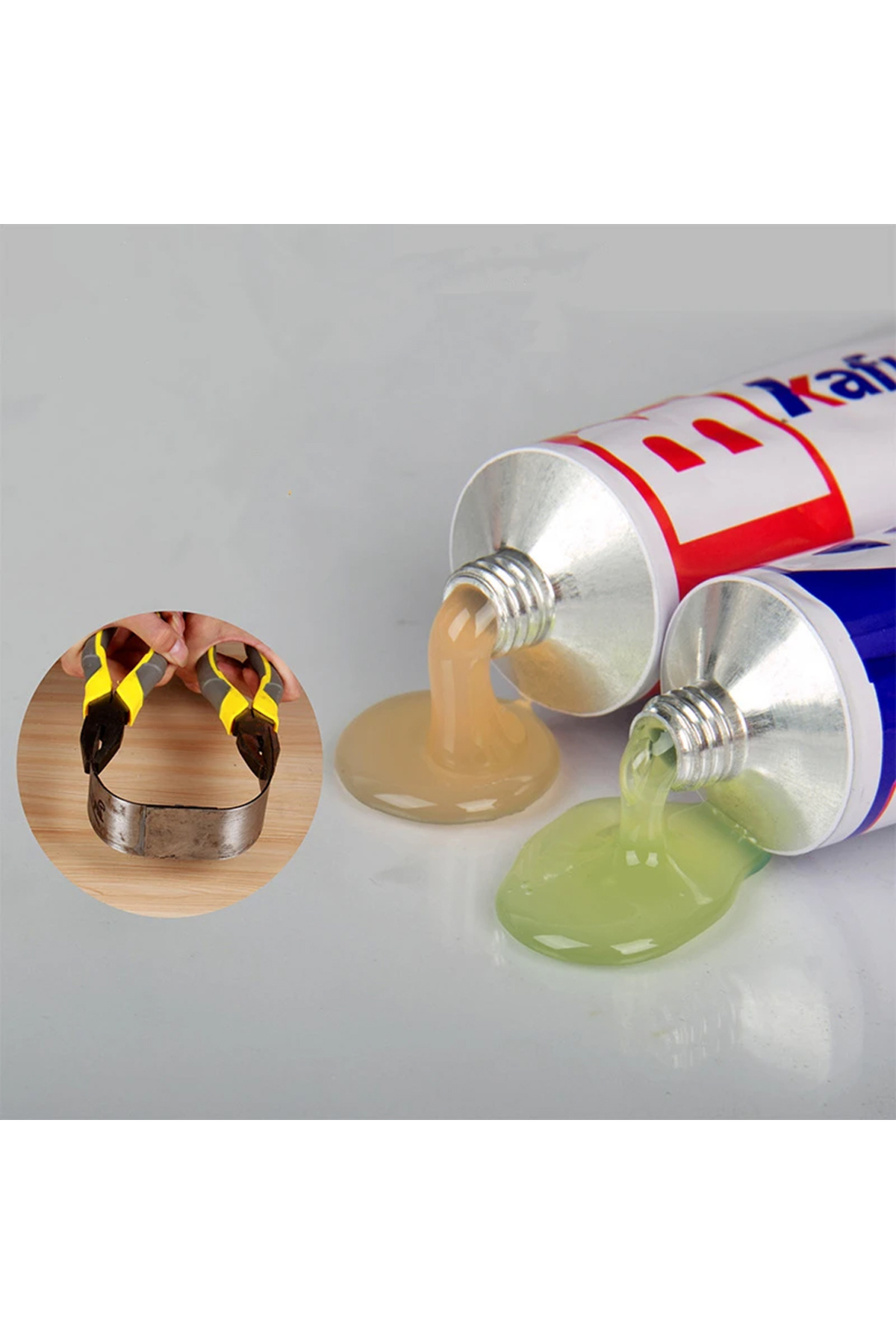 Home Kafuter Güçlü Ab Çok Amaçli Epoksi Çelik-Ahşap-Metal-Alüminyum Ya