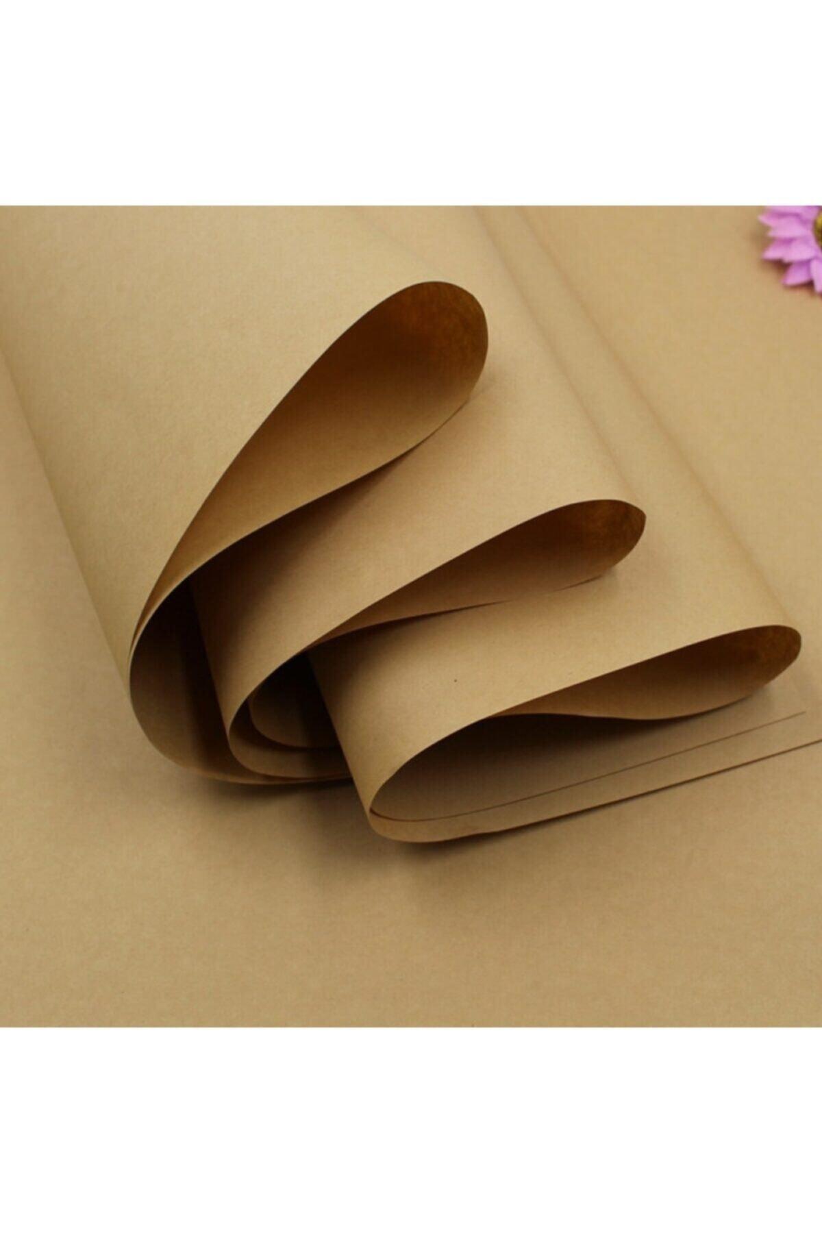 Kraft Kağıt 100 Adet Ambalaj Çeyiz Paket Kağıdı 90 Gr Ebat 70X100 (6,3