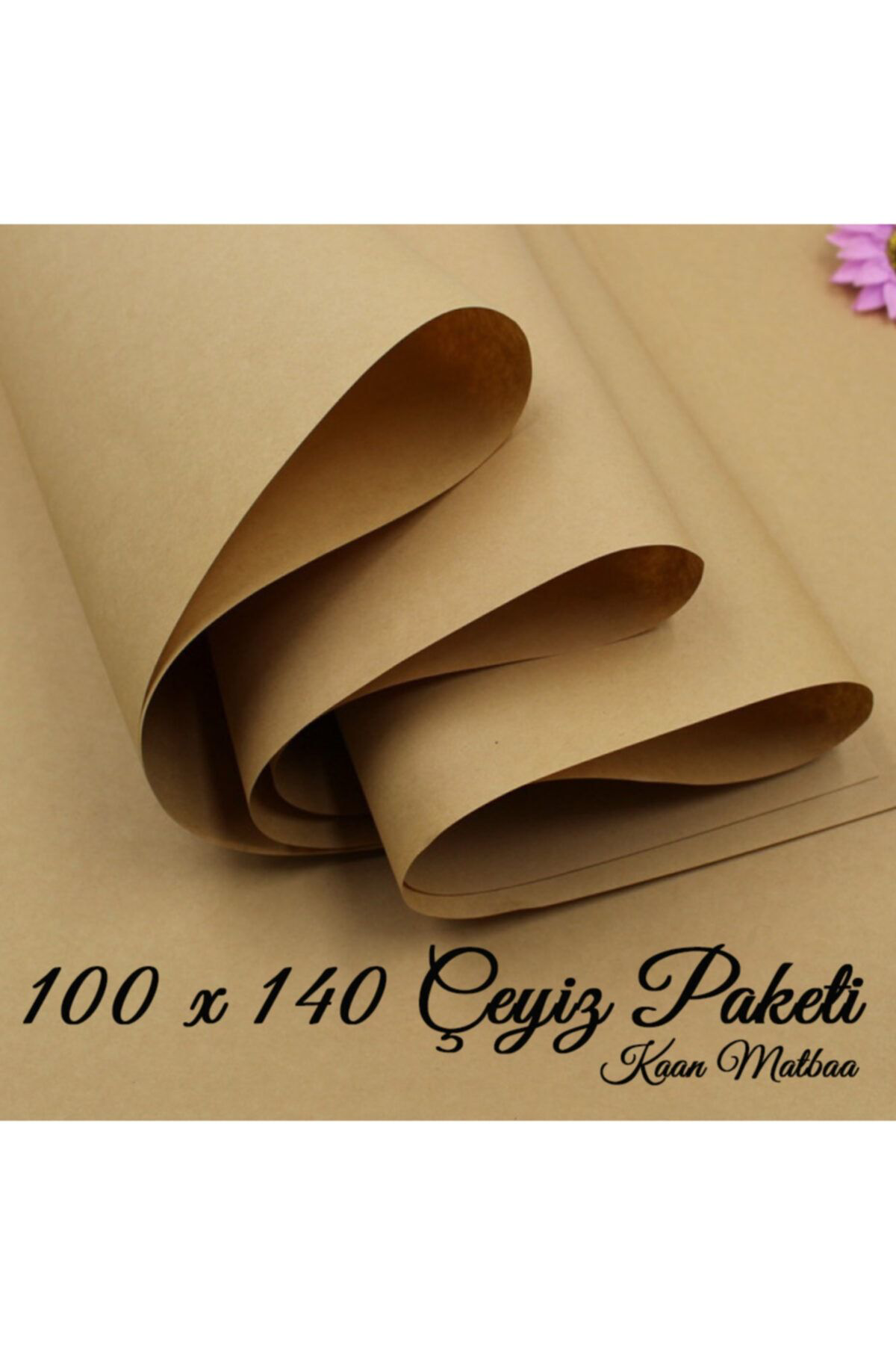 Kraft Kağit 100X140 Ambalaj Ve Çeyiz Paketleme Kağidi 10 Adet