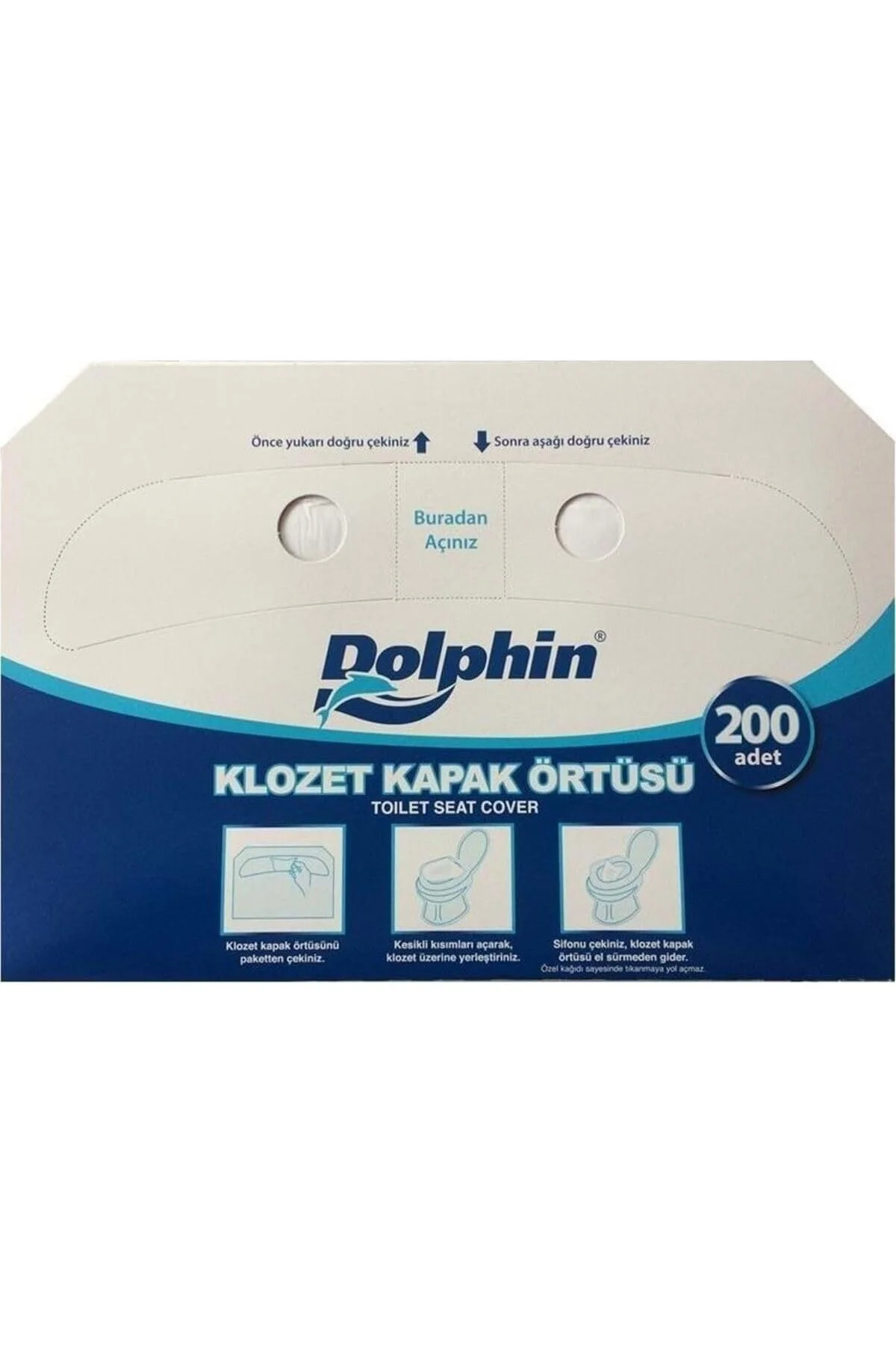 Kağıt Klozet Kapak Örtüsü - 200'lü, 086961211144552