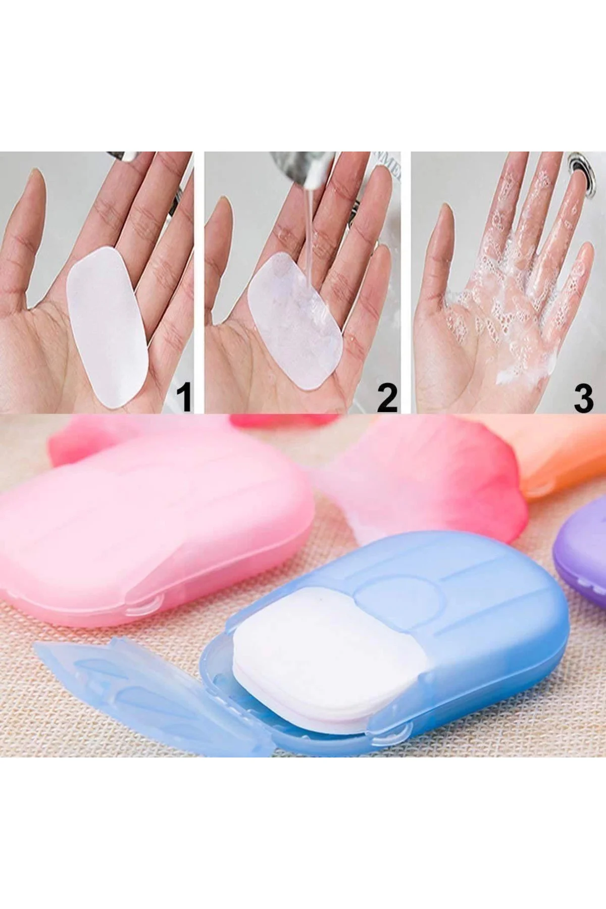 Kağıt Seyahat Sabunu 20 Adet - Lisinya