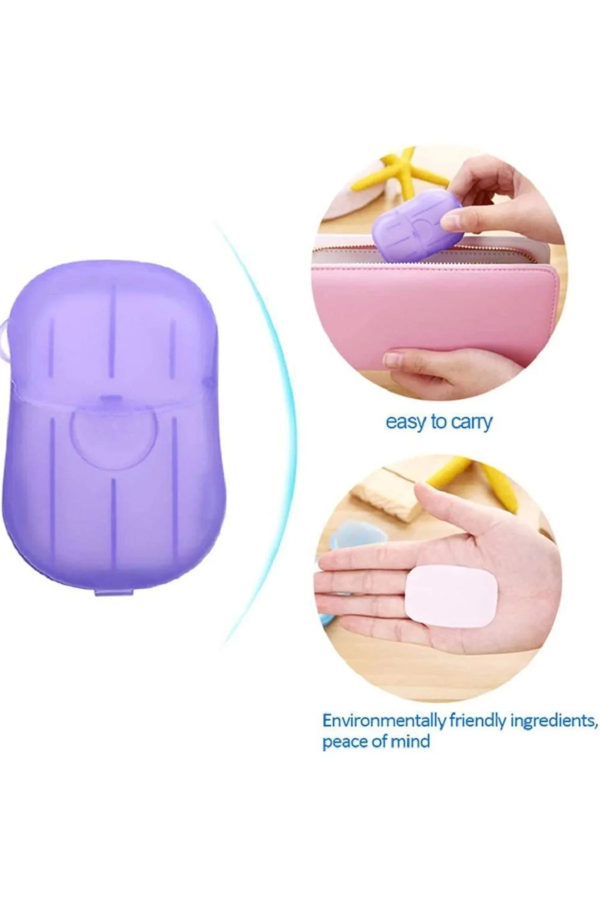 Kağıt Seyahat Sabunu 20 Adet - Lisinya