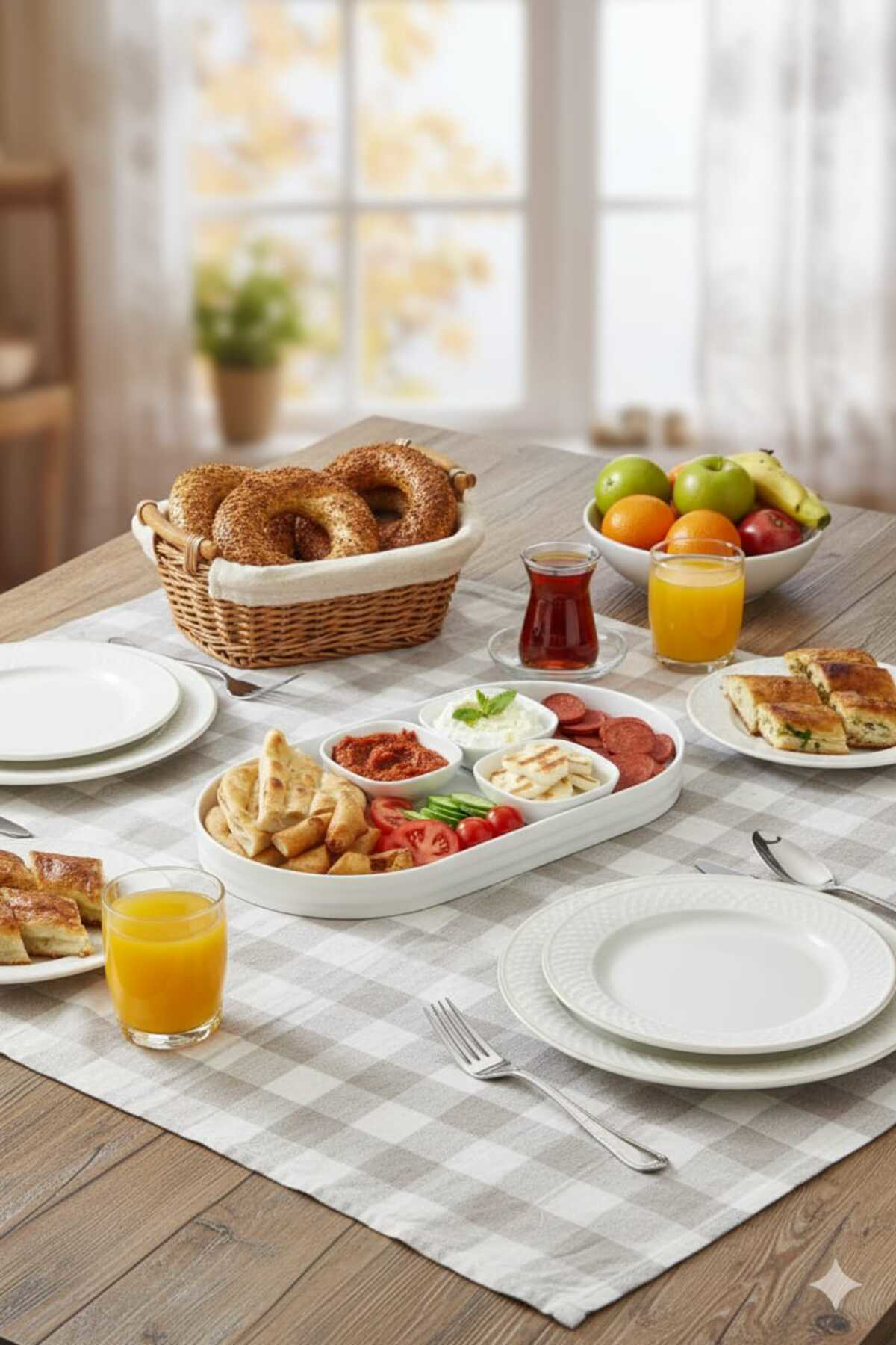 Kahvaltı ve Sunum İçin Porselen Servis Tabağı 36,5x19 cm