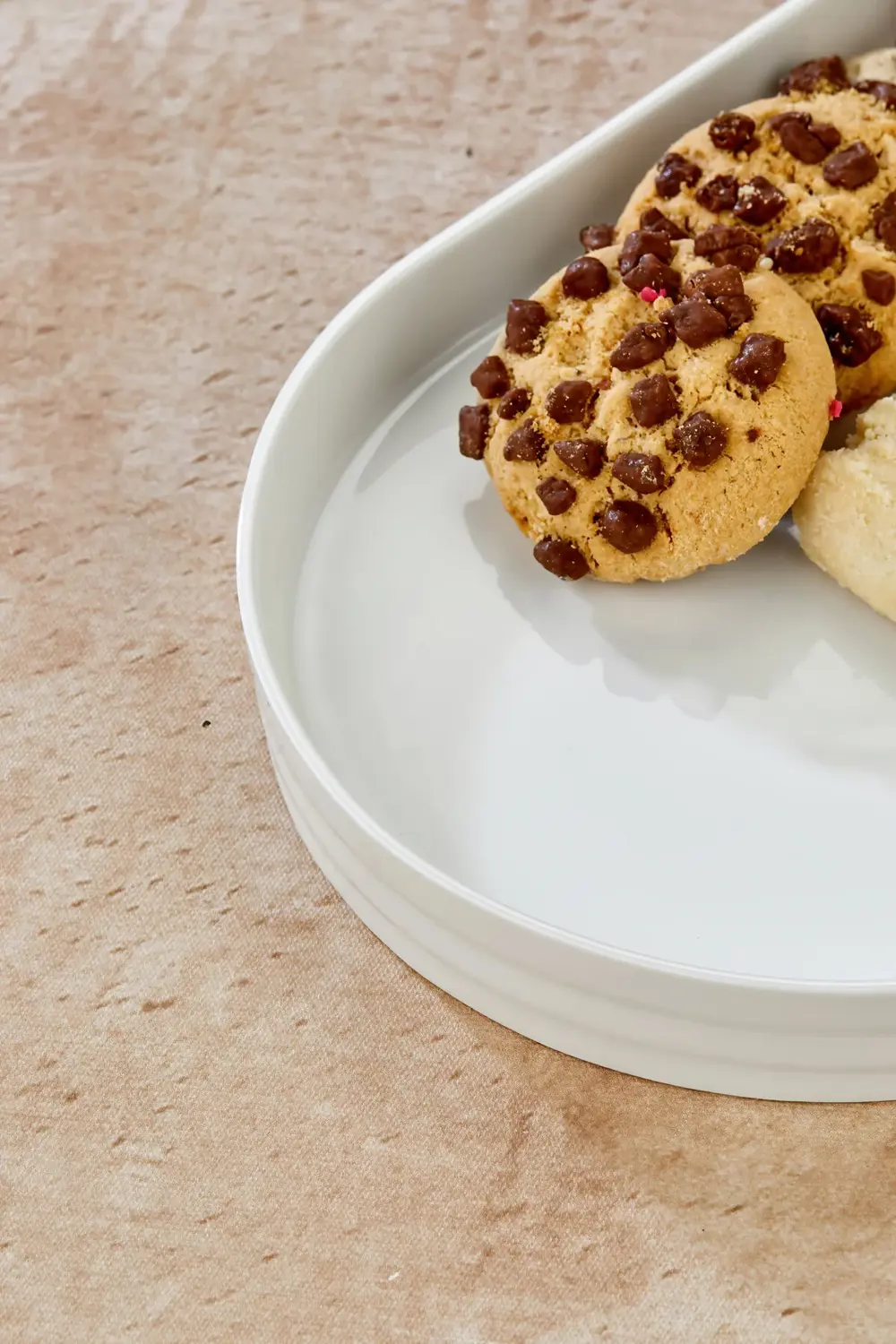 Kahvaltı ve Sunum İçin Porselen Servis Tabağı 36,5x19 cm