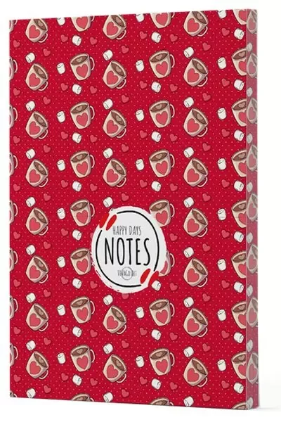 Kahve 9 - Yan Boyamalı Çizgili Defter Kahve 9 - Yan Boyamalı Çizgili Defter