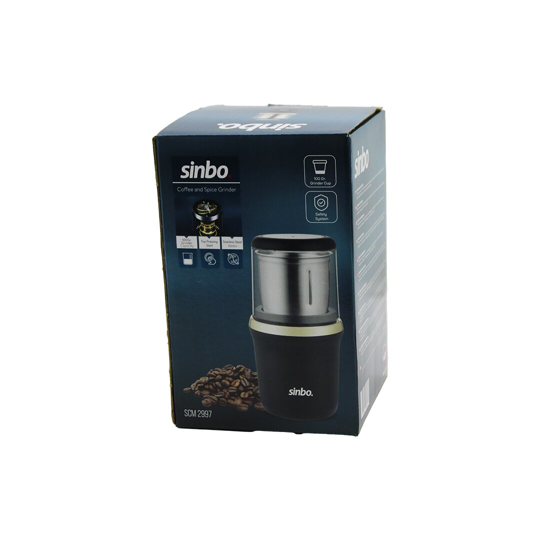 KAHVE - BAHARAT ÖĞÜTÜCÜ ÇELİK BIÇAK - ÖĞÜTME HAZNESİ=100GR 200W B