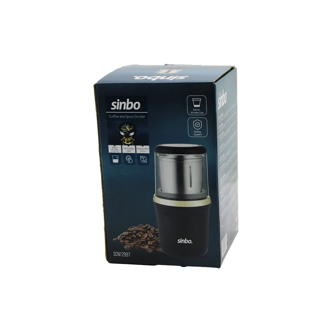 Kahve - Baharat Öğütücü Çelik Bıçak - Öğütme Haznesi=100gr 200w Bas Çalıştır Kapak=mika Kristal Pls Scm-2997 Bx40 Kahve - Baharat Öğütücü Çelik Bıçak - Öğütme Haznesi=100gr 200w Bas Çalıştır Kapak=mika Kristal Pls Scm-2997 Bx40
