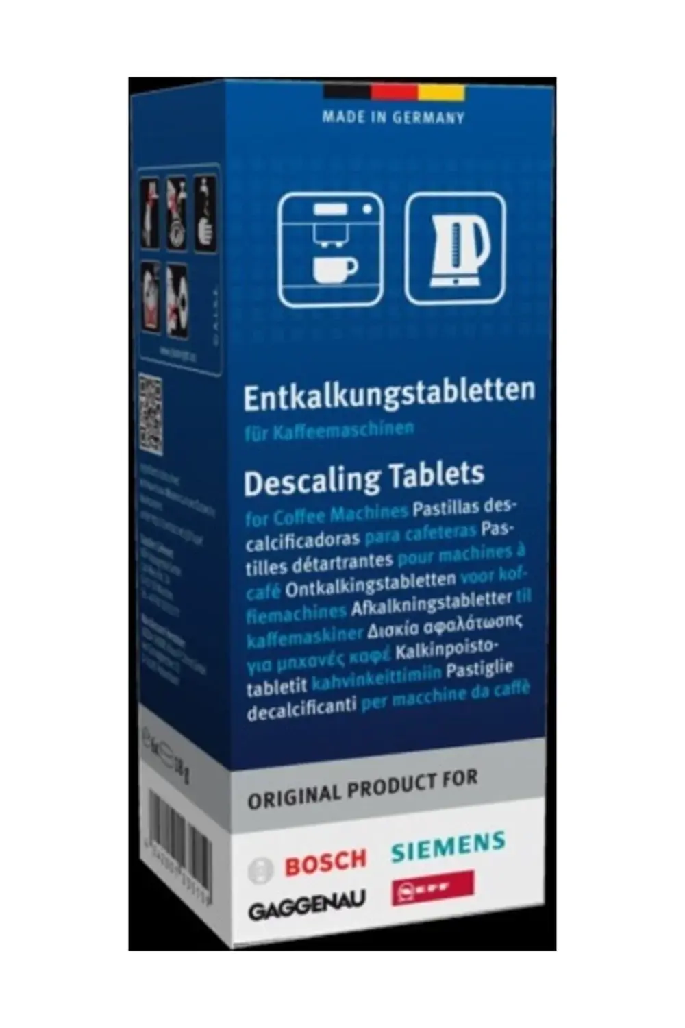 Kahve Espresso Makineleri Için Kireç Çözücü Tablet 6'lı