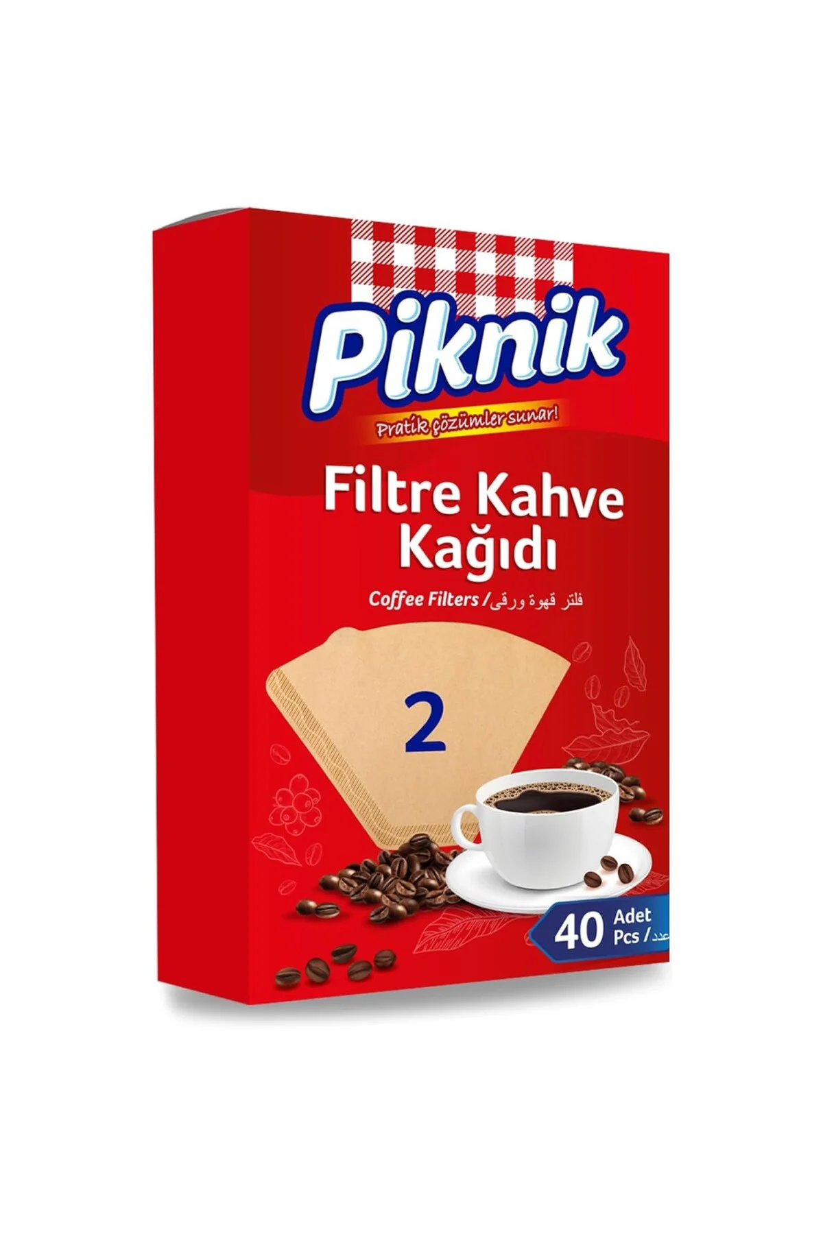 Kahve Filtre Kağidi 40'li No:2