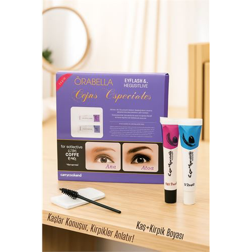 Kahve Kaş ve Kirpik Boyası Profesyonel Orabella Kahve Kaş ve Kirpik Boyası Profesyonel Orabella