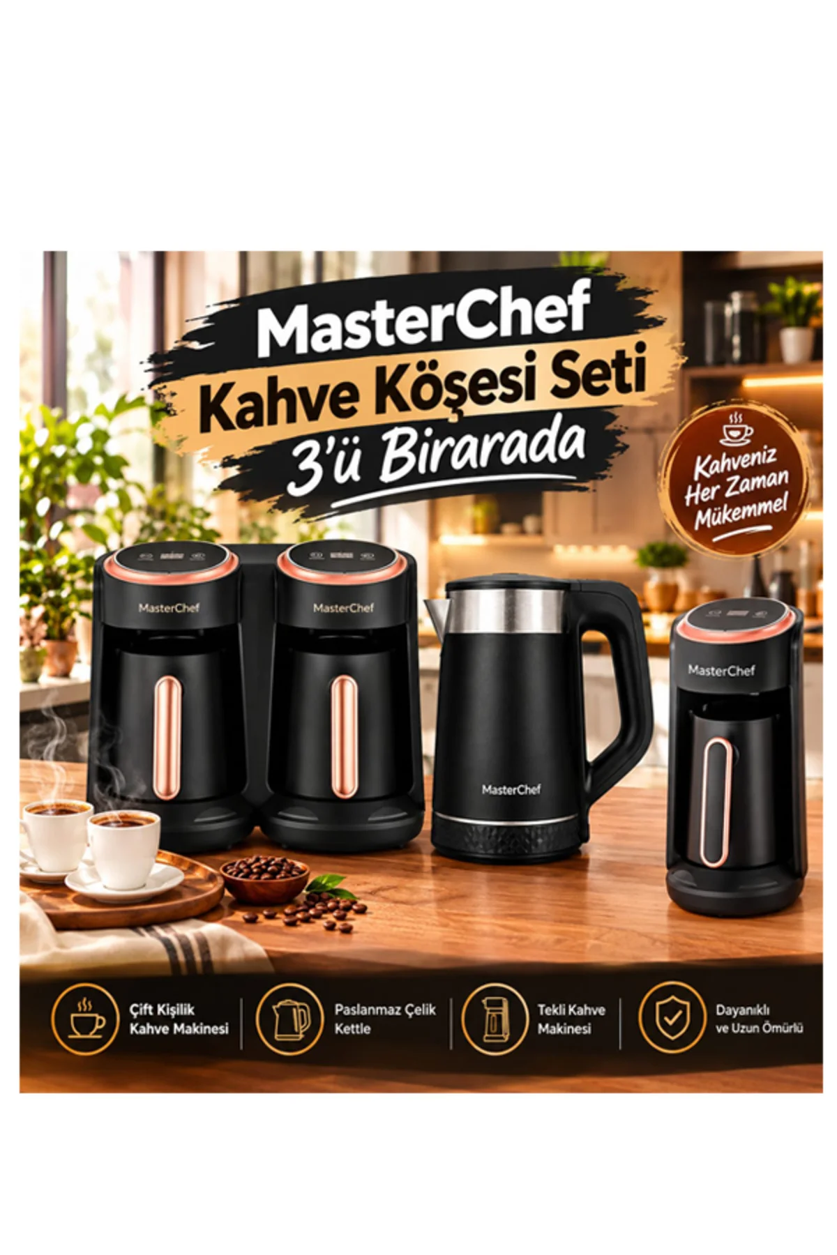Kahve Köşesi Seti 3’ü Birarada