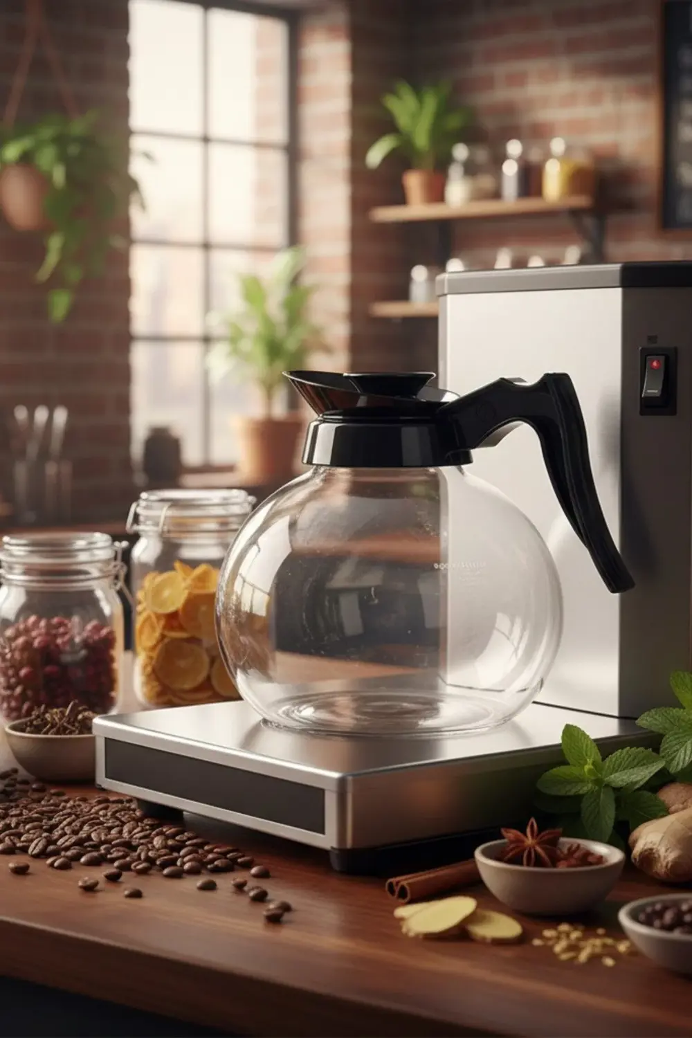 Kahve Potu Cam 1800 Ml