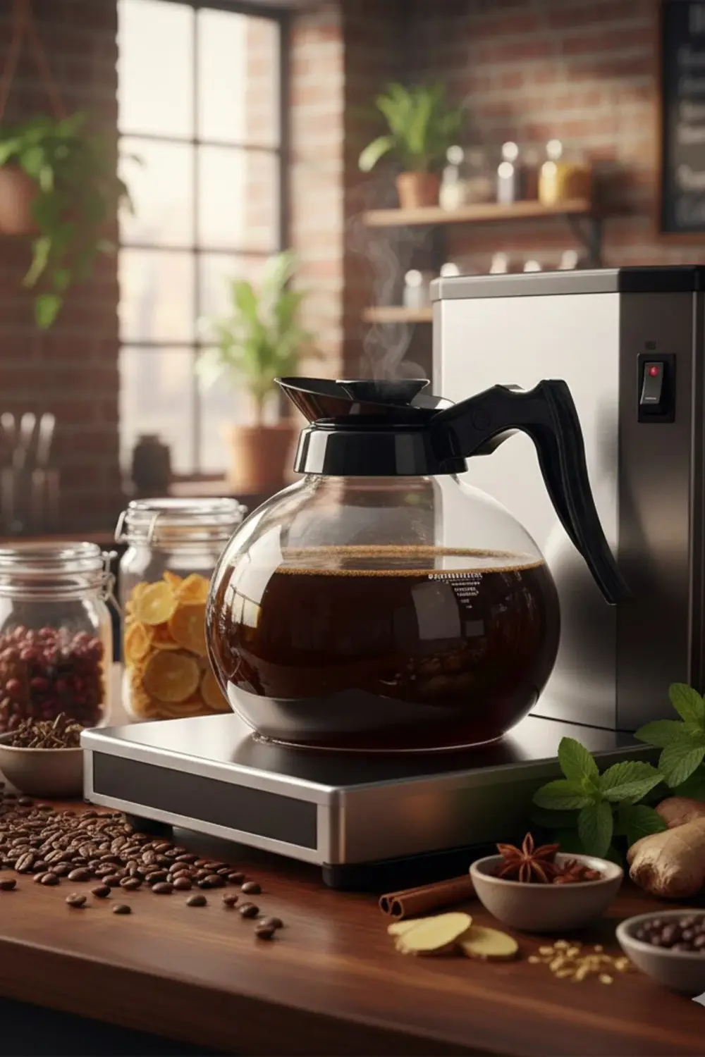 Kahve Potu Cam 1800 Ml