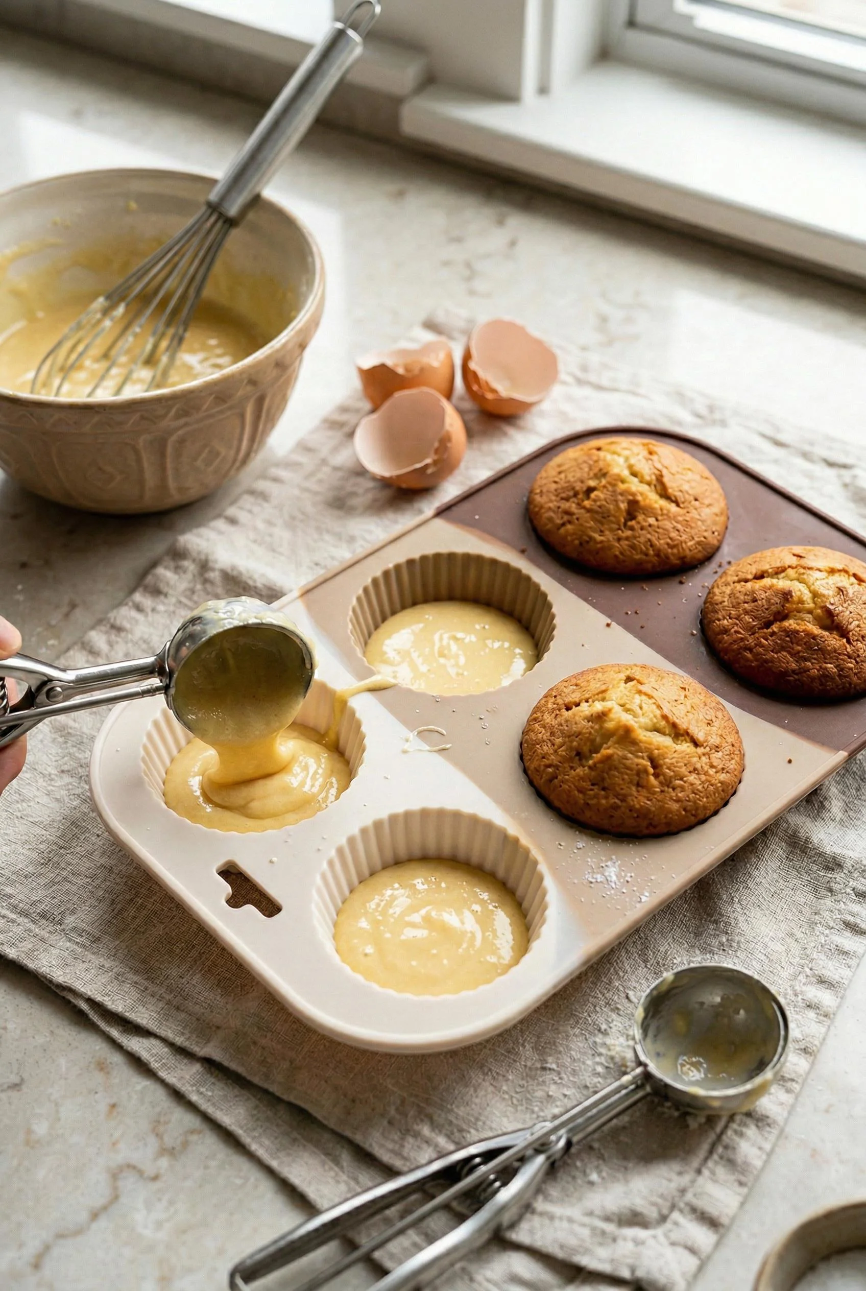 Kahve Rengi 6’lı Silikon Kek Ve Çikolata Kalıbı & Muffin Kabı Pişirme Gereci 16x25 cm Kahve Rengi 6’lı Silikon Kek Ve Çikolata Kalıbı & Muffin Kabı Pişirme Gereci 16x25 cm