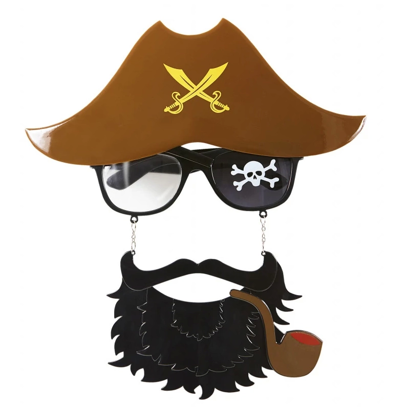 Kahve Renk Şapkalı Siyah Sakallı Lu Jack Sparrow Denizci Korsan G Kahve Renk Şapkalı Siyah Sakallı Lu Jack Sparrow Denizci Korsan G