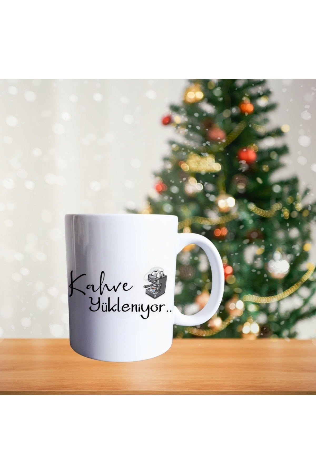 Kahve Terapisi - Gnome Kız - Kahve Temalı Porselen Kupa