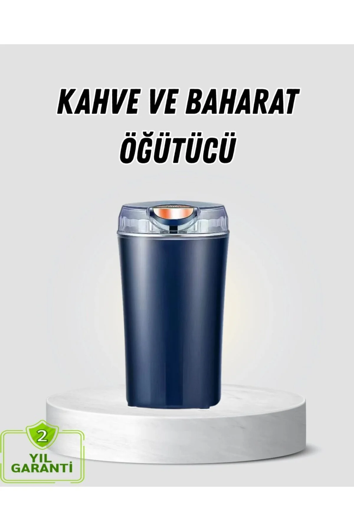 Kahve Ve Baharat Öğütücü Otomatik Mekanizmalı Dayanıklı Çelik