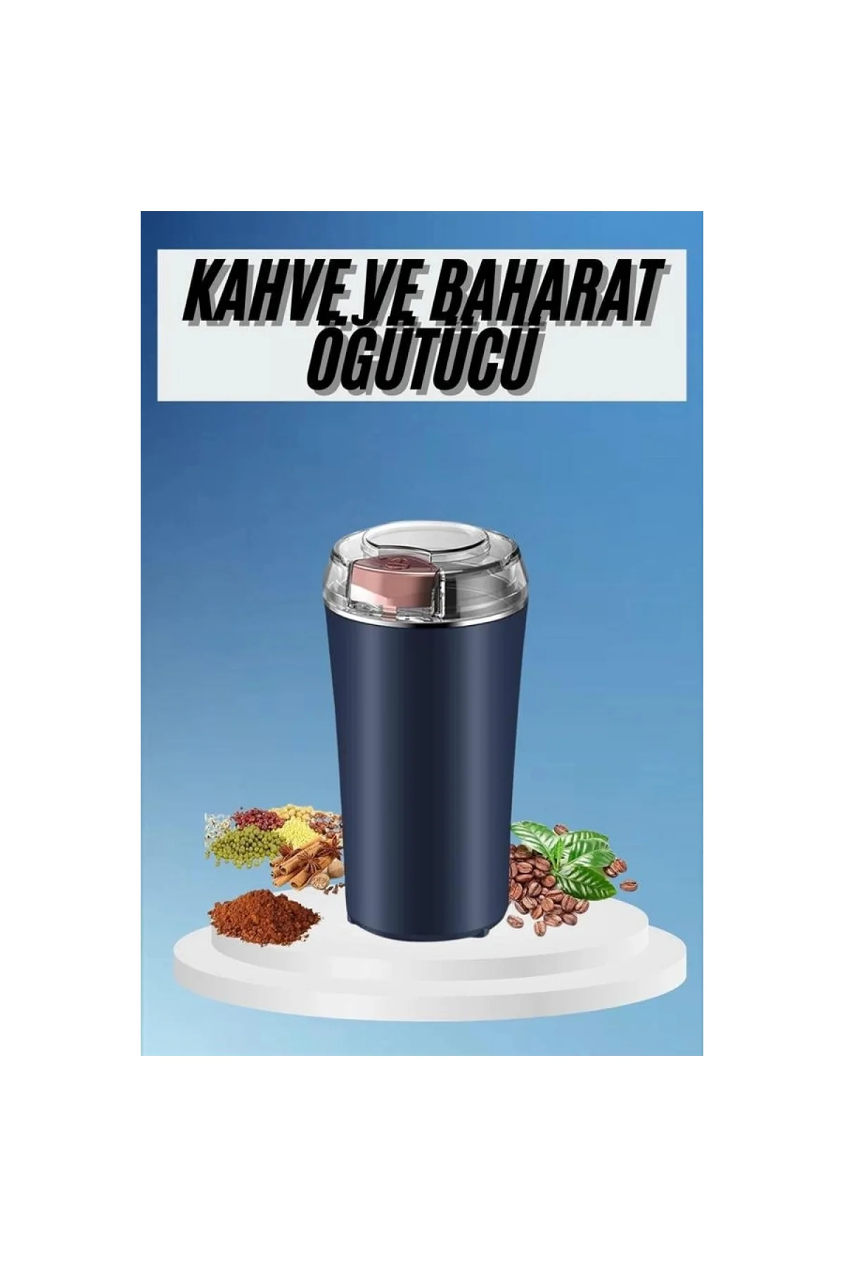 Kahve Ve Baharat Öğütücü Kolay Temizlenebilir Paslanmaz Çelik Taşınabilir - Görsel 2