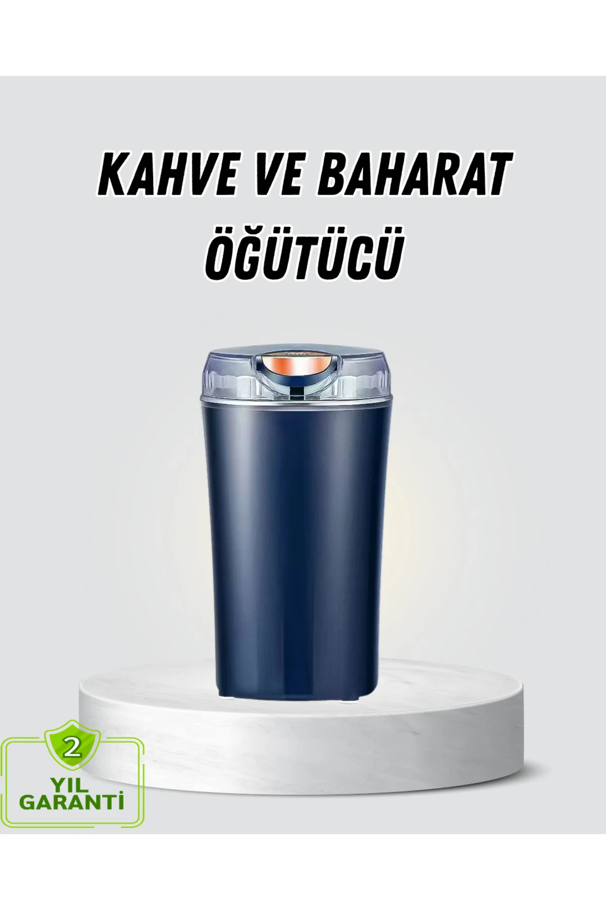 Kahve Ve Baharat Öğütücü Otomatik Mekanizmalı Dayanıklı Çelik