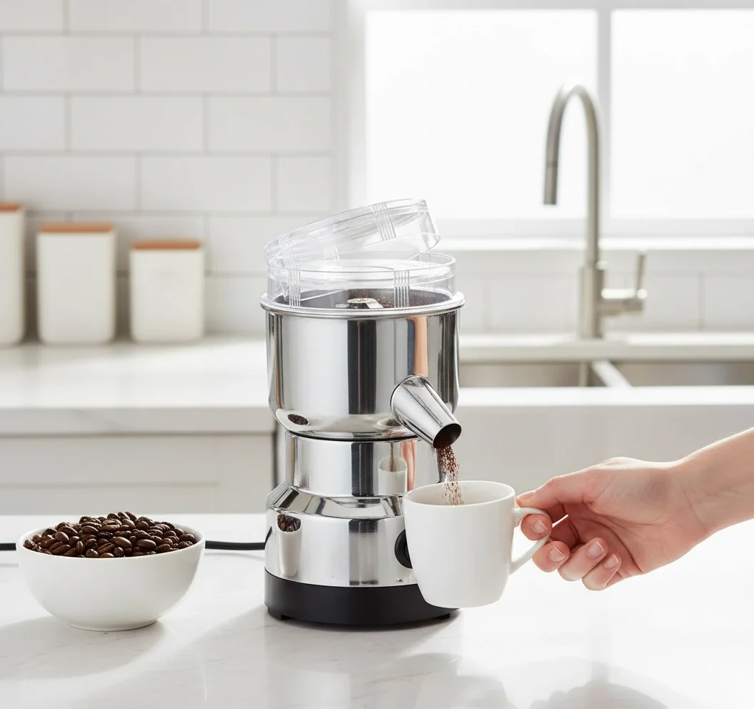 Kahve ve Baharat Öğütücü Makinesi 200W Kapasite Ev Kullanımı İçin