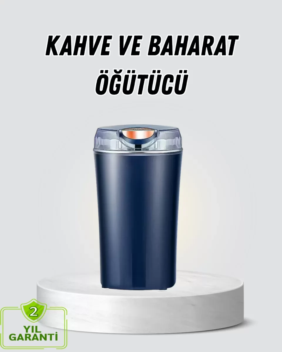 Kahve ve Baharat Öğütücü Otomatik Mekanizmalı Dayanıklı Çelik - L