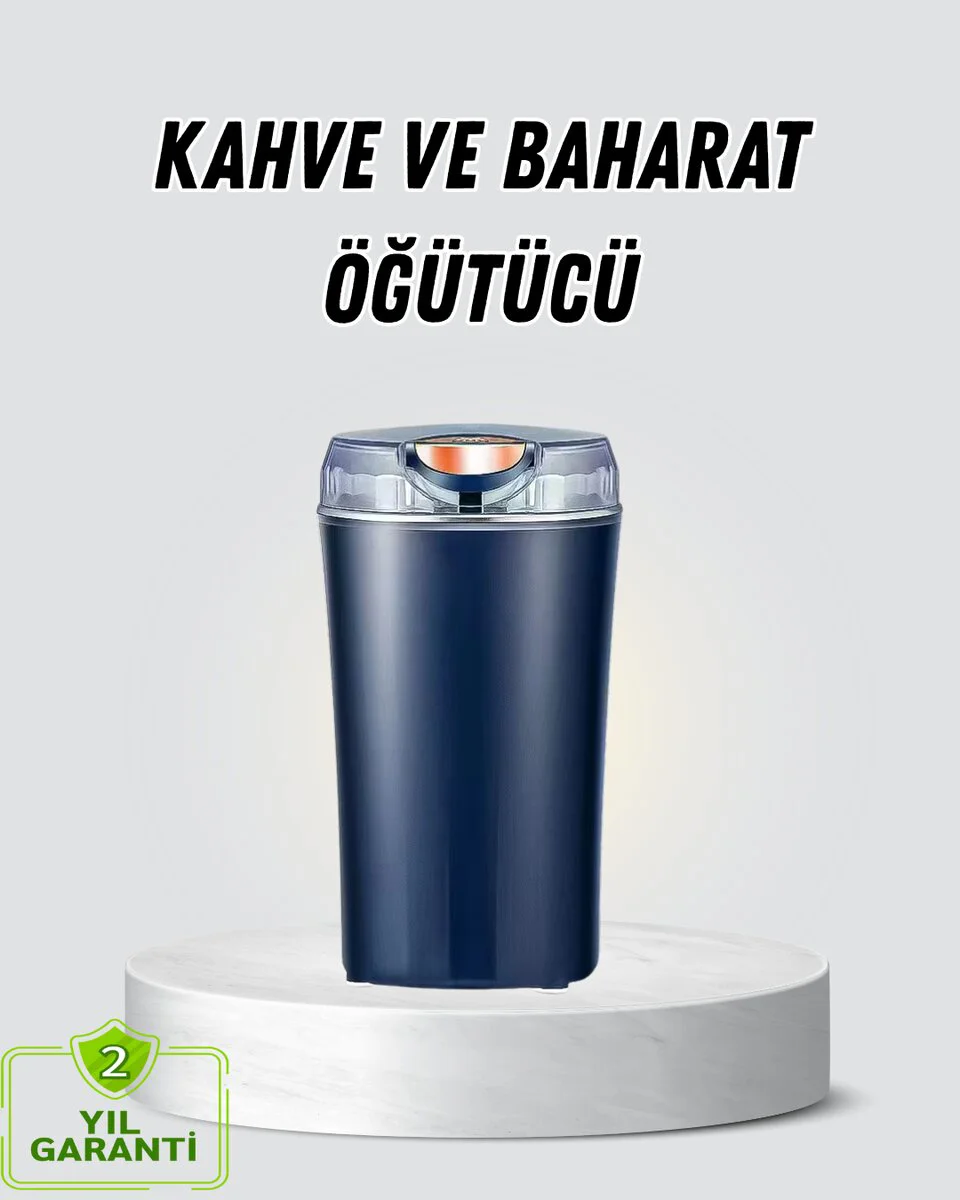 Kahve ve Baharat Öğütücü Otomatik Mekanizmalı Çelik - Mutfakta Pratiklik ve Lezzet