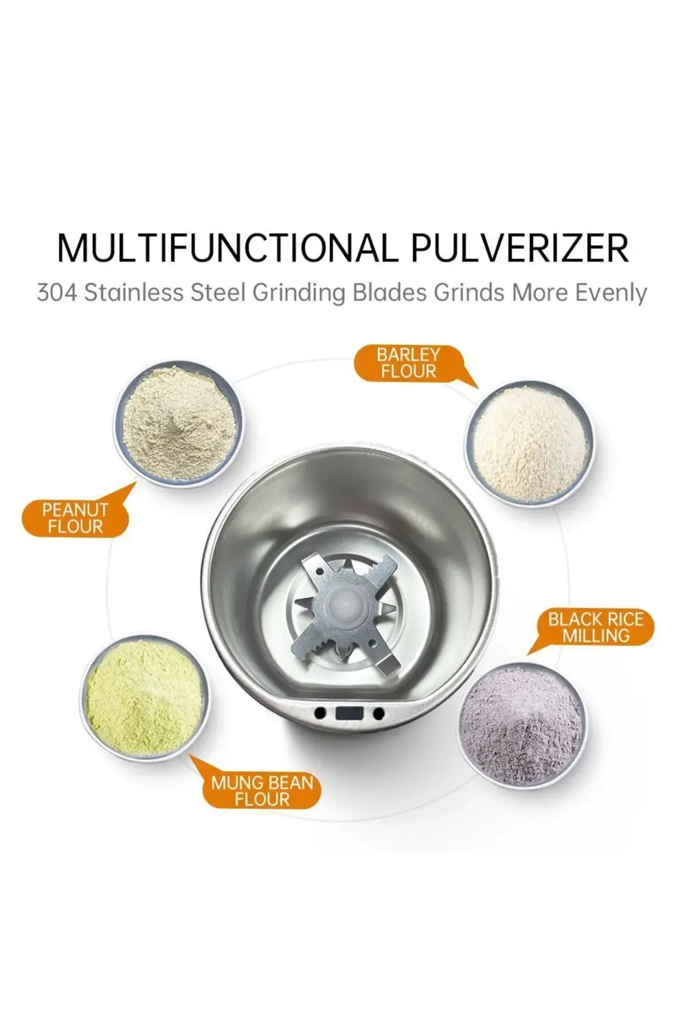 Kahve Ve Baharat Öğütücü Paslanmaz Çelik Kahve Değirmeni Yedek Bı