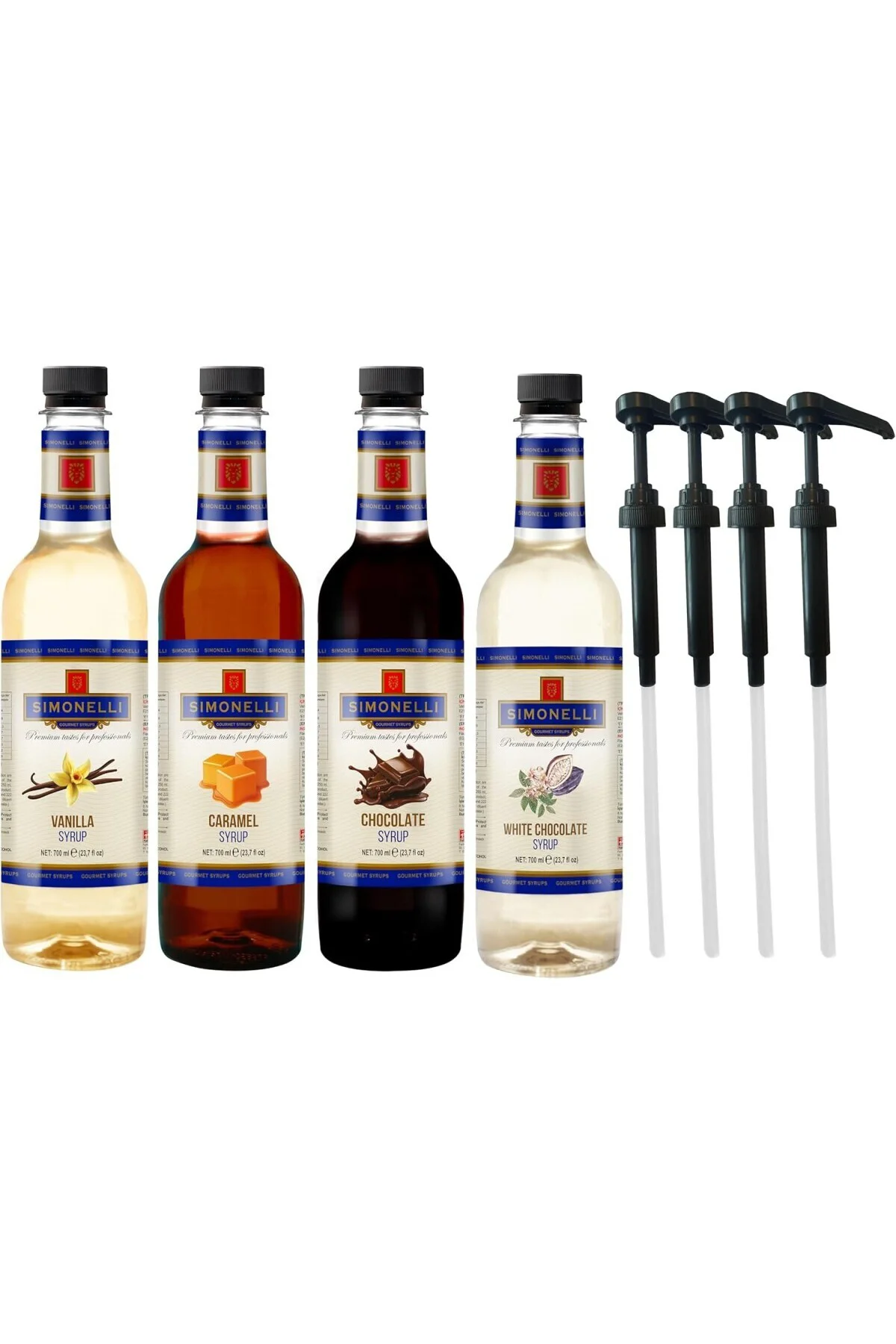 Kahve ve Kokteyl Şurubu 700 ml 4'lü Set