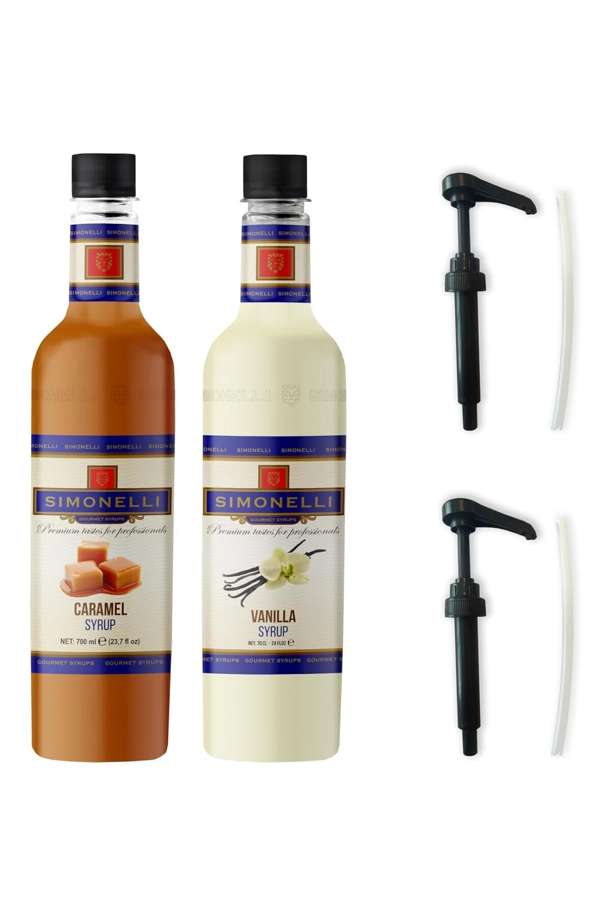 Kahve ve Kokteyl Şurubu Karamel Aromalı + Vanilya Aromalı