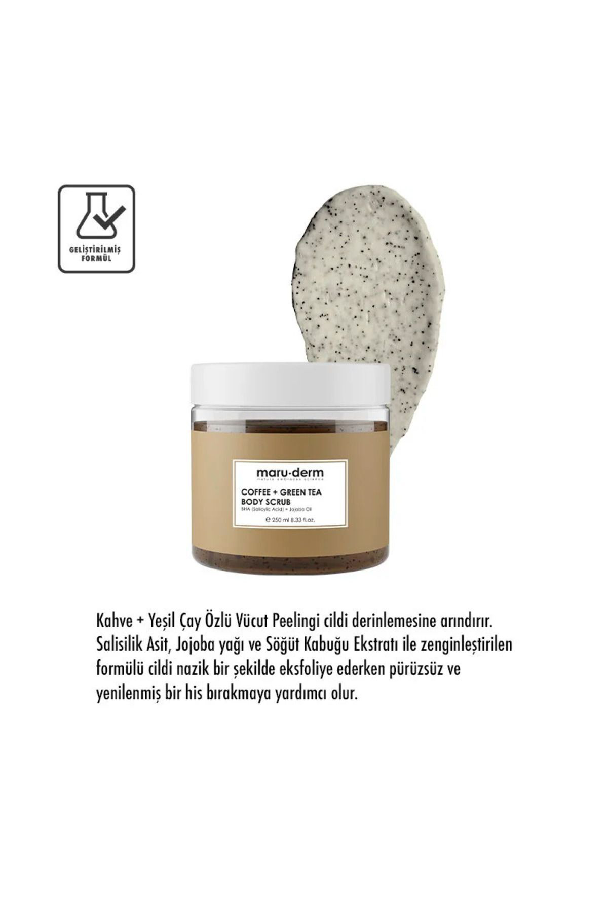 Kahve & Yeşil Çay Vücut Peelingi 250 ml