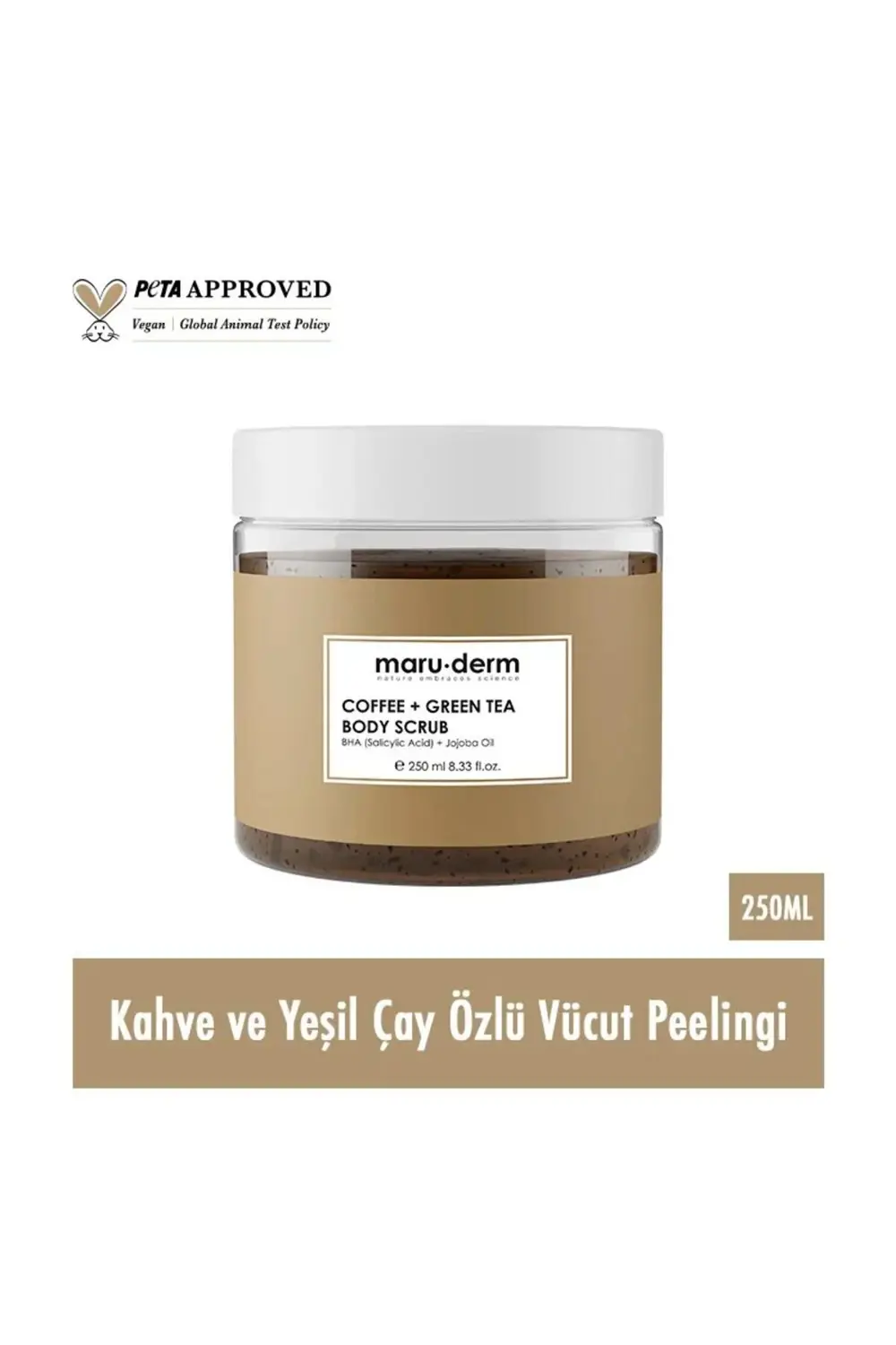 Kahve & Yeşil Çay Vücut Peelingi 250 ml